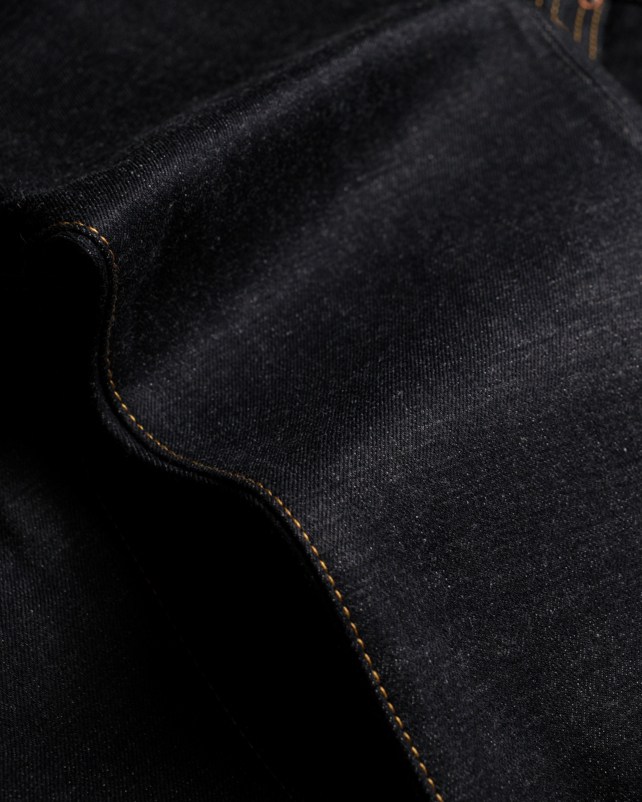 Bluestates Raw Selvedge Denim - Pink Throttle 16 oz Australian cotton Deep Indigo rope dyed Slim Straight selevdge jeans