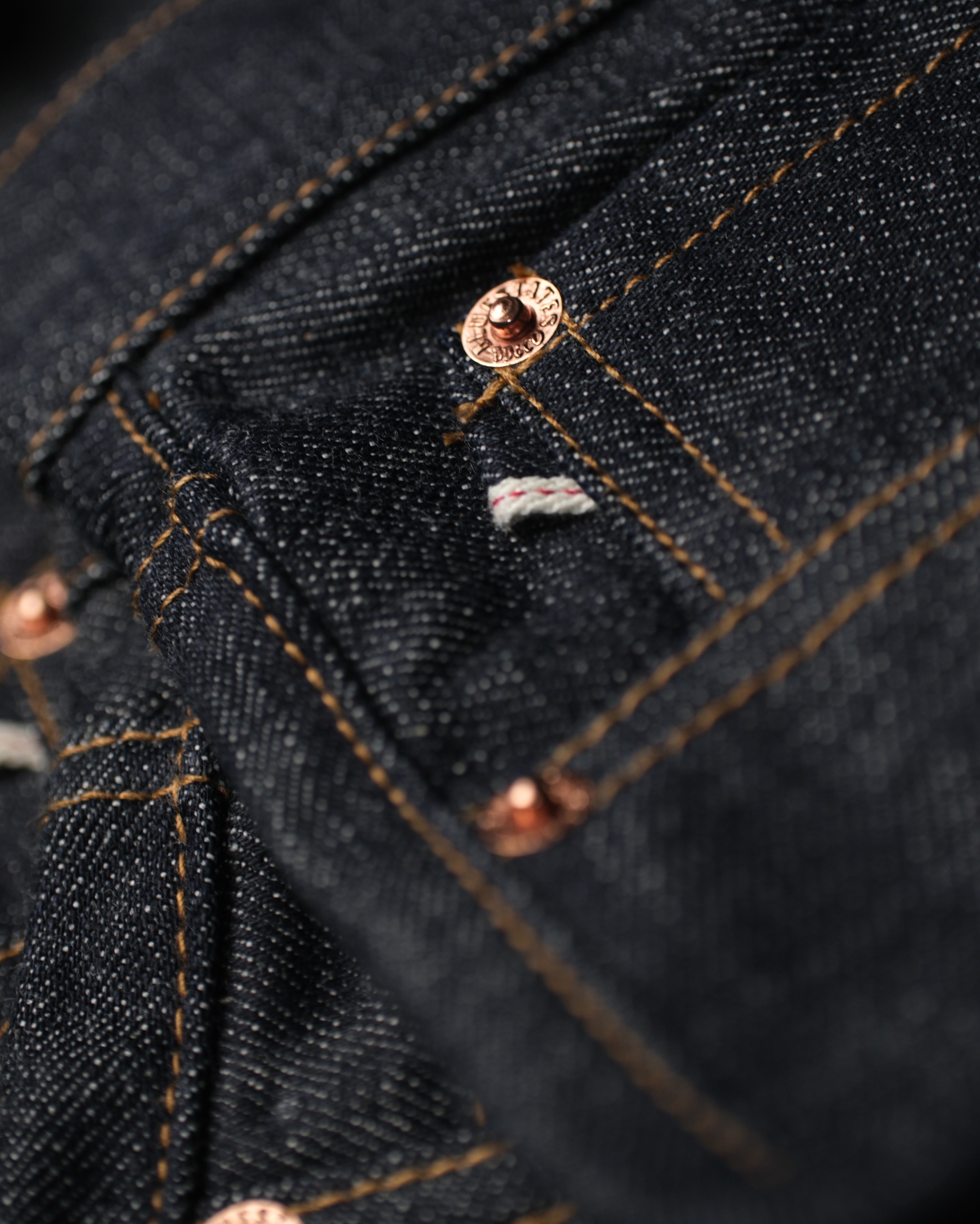 Magenta Tiger 14.5oz Dark Indigo - Selvedge Classic Raw Denim