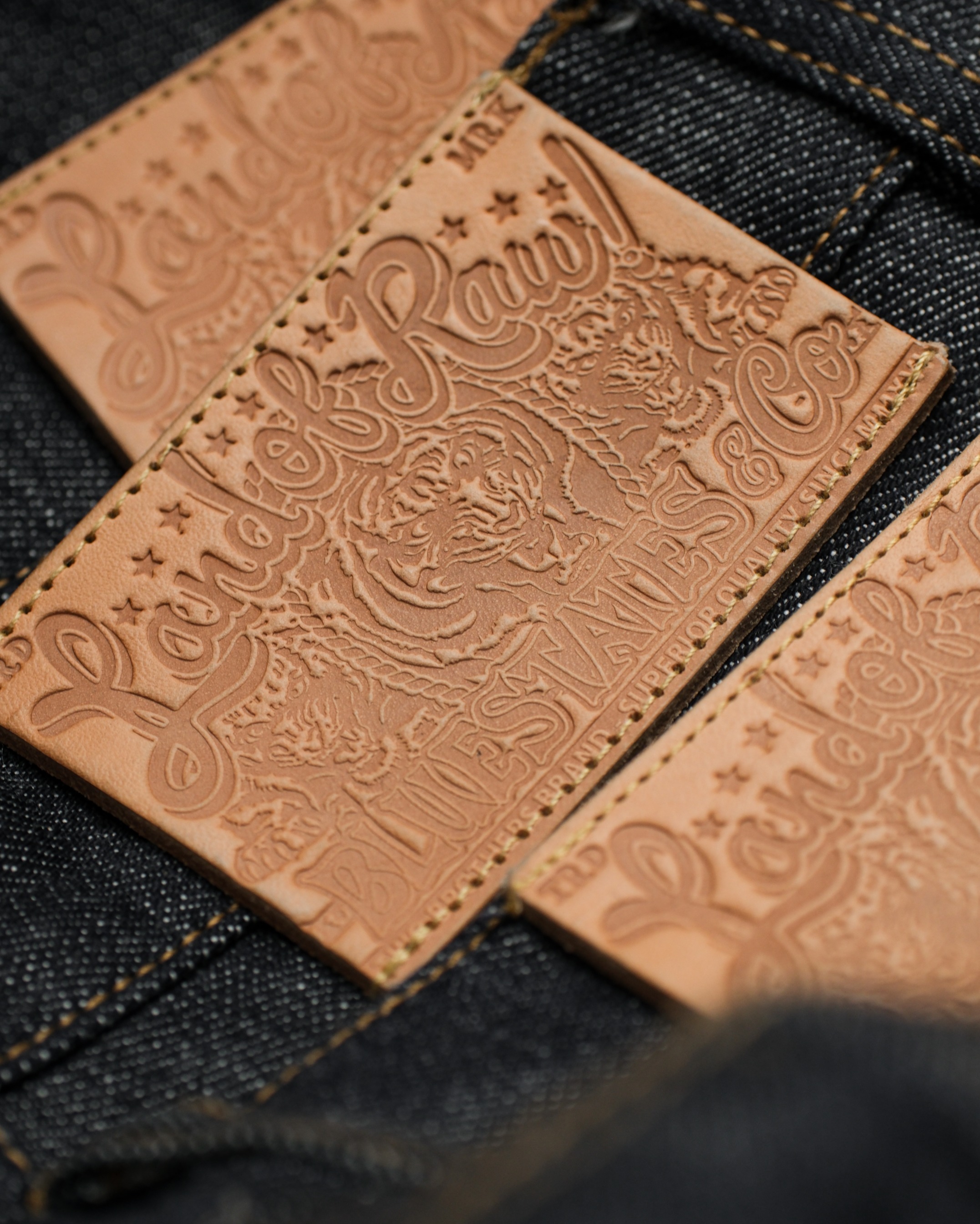 Magenta Tiger 14.5oz Dark Indigo - Selvedge Classic Raw Denim