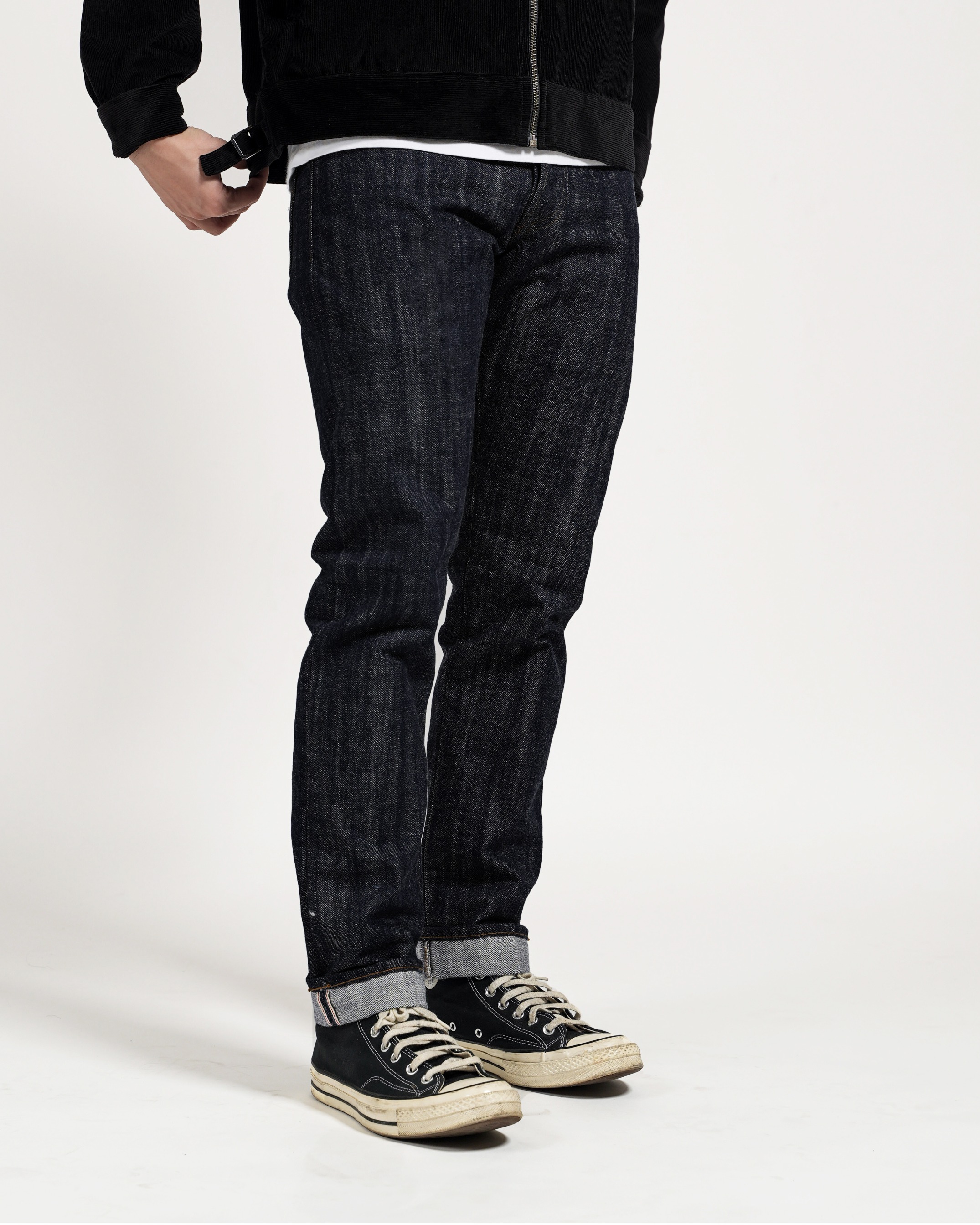 Bluestatesdenim HAWK RIDERS Raw Denim Selvedge 17 oz Deep indigo