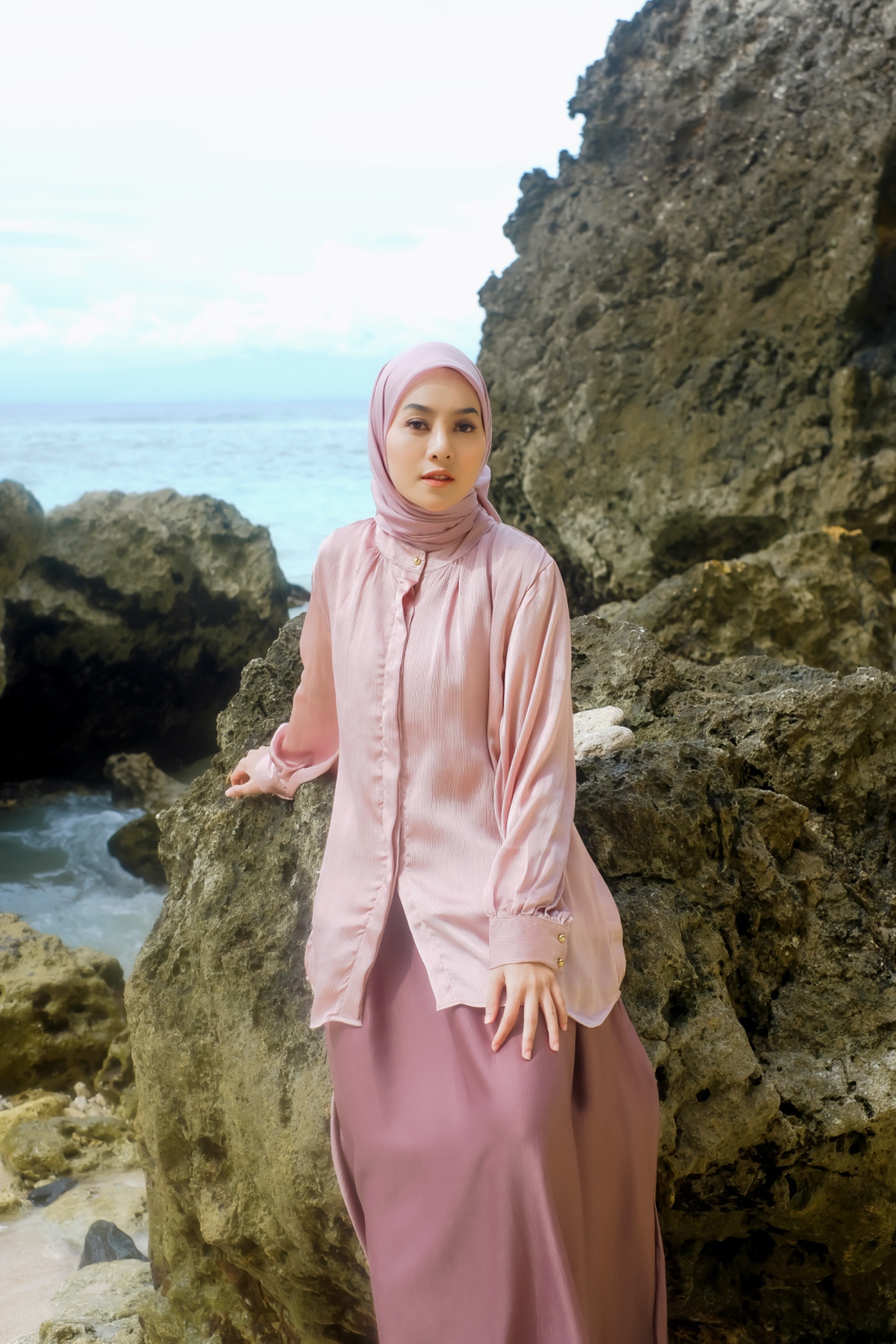 Sheena Blouse - Dusty Pink