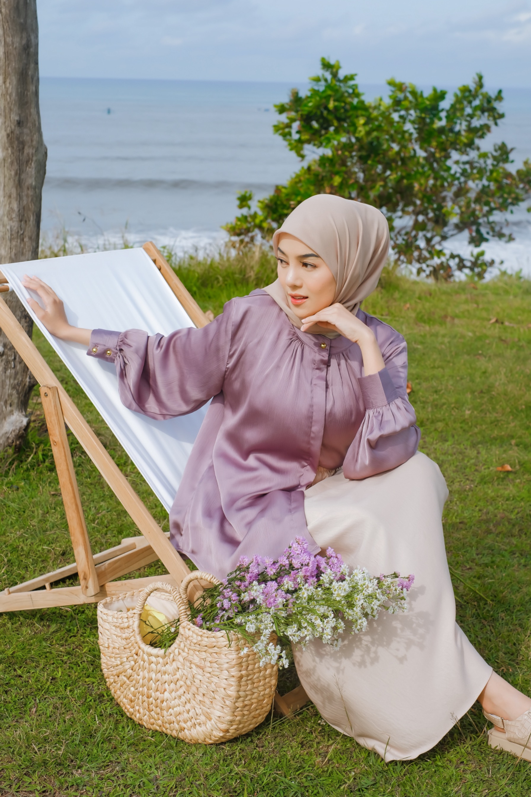 Sheena Blouse - Lavender