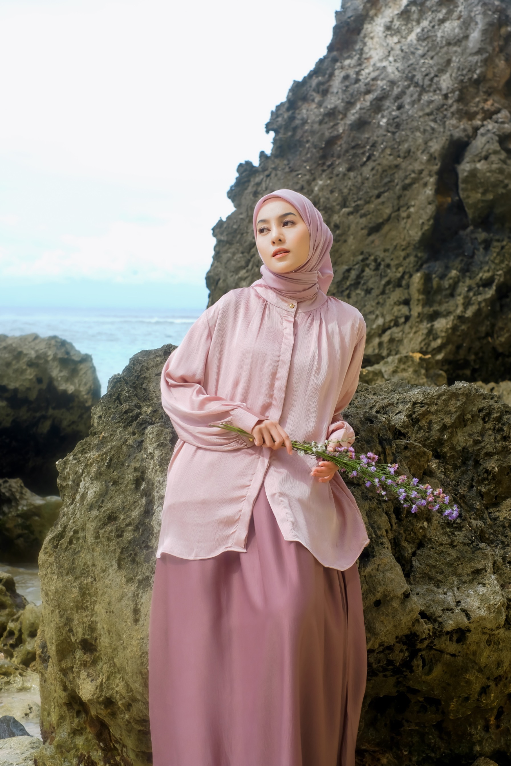 Sheena Blouse - Dusty Pink
