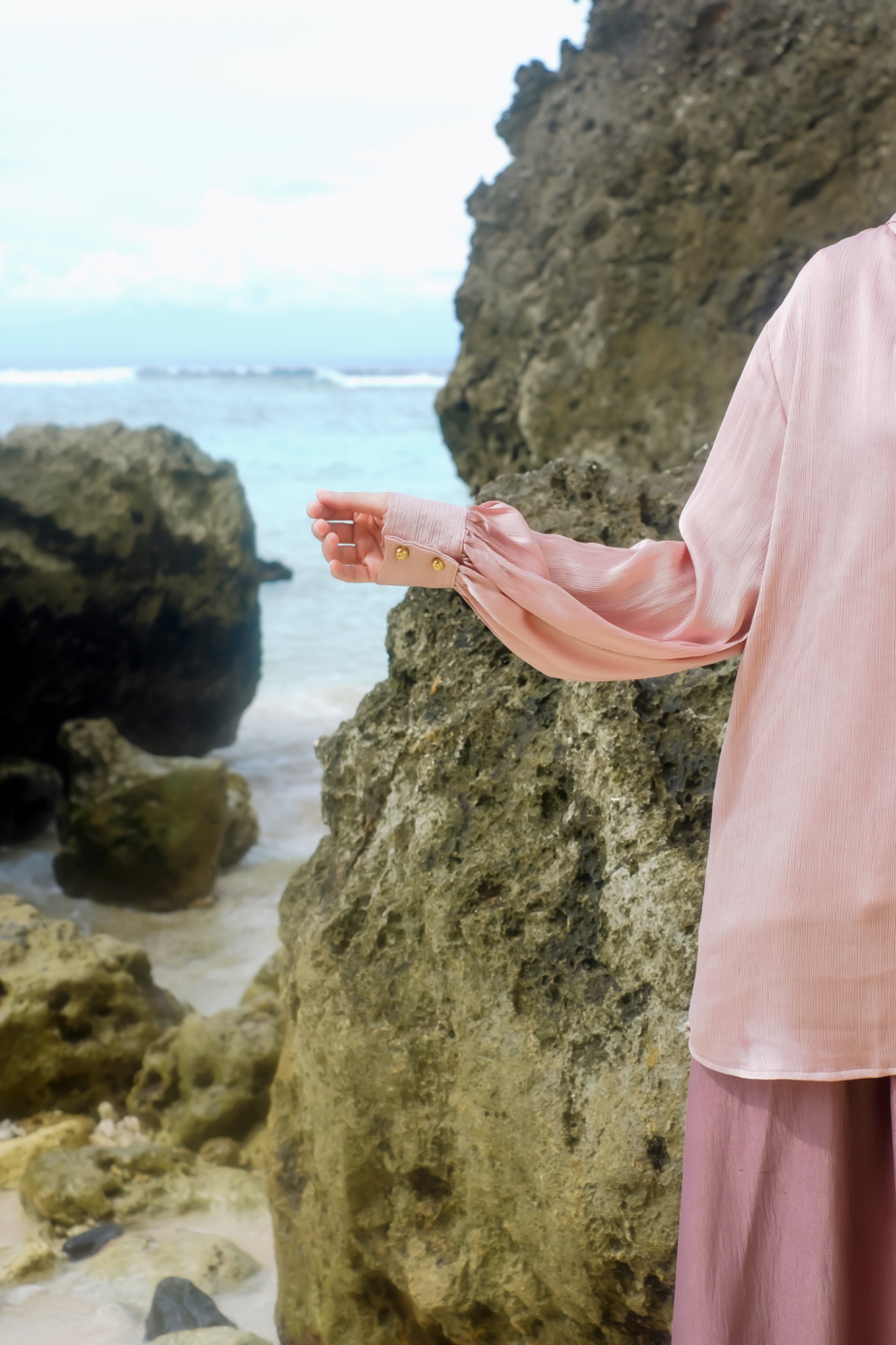 Sheena Blouse - Dusty Pink