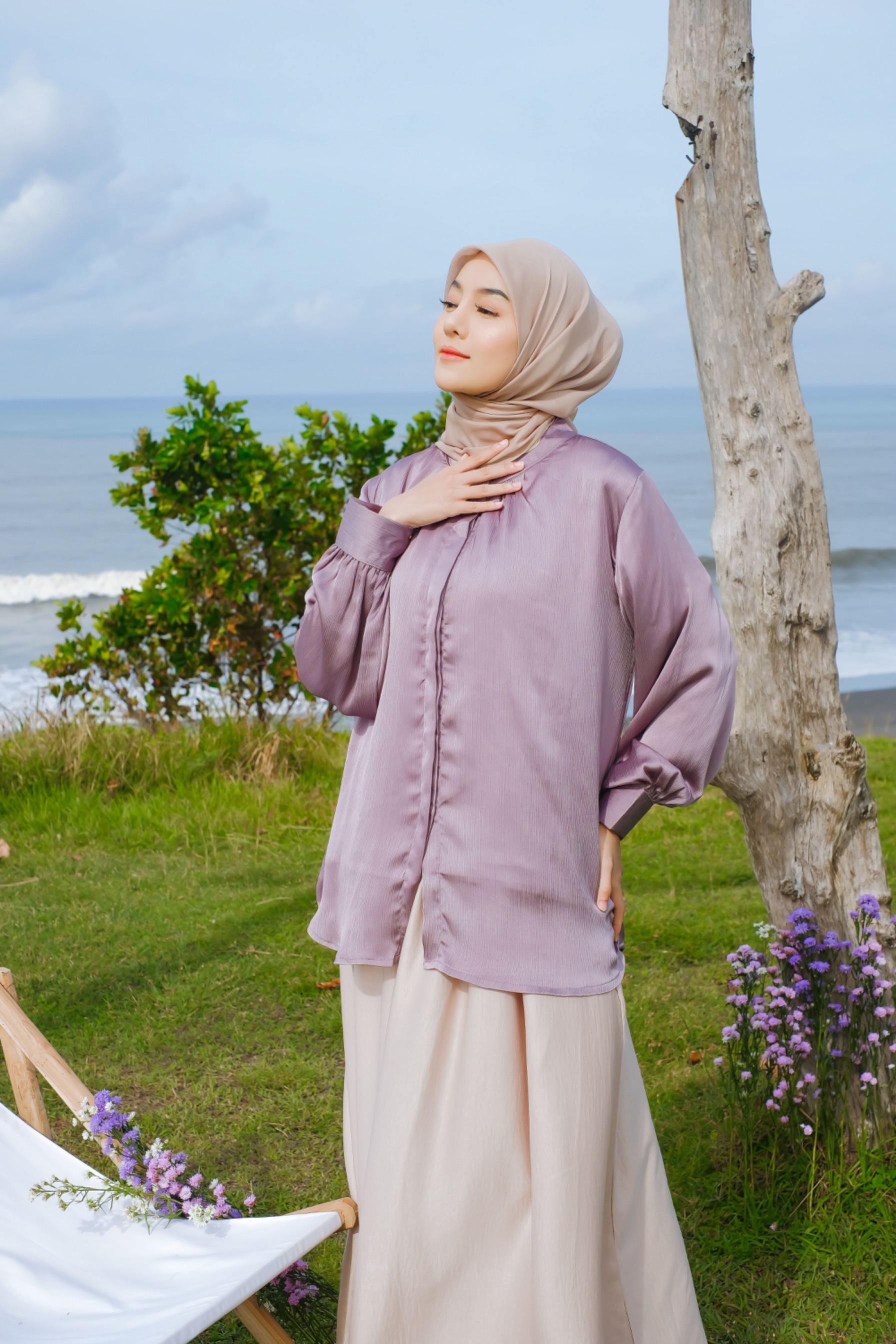 Sheena Blouse - Lavender