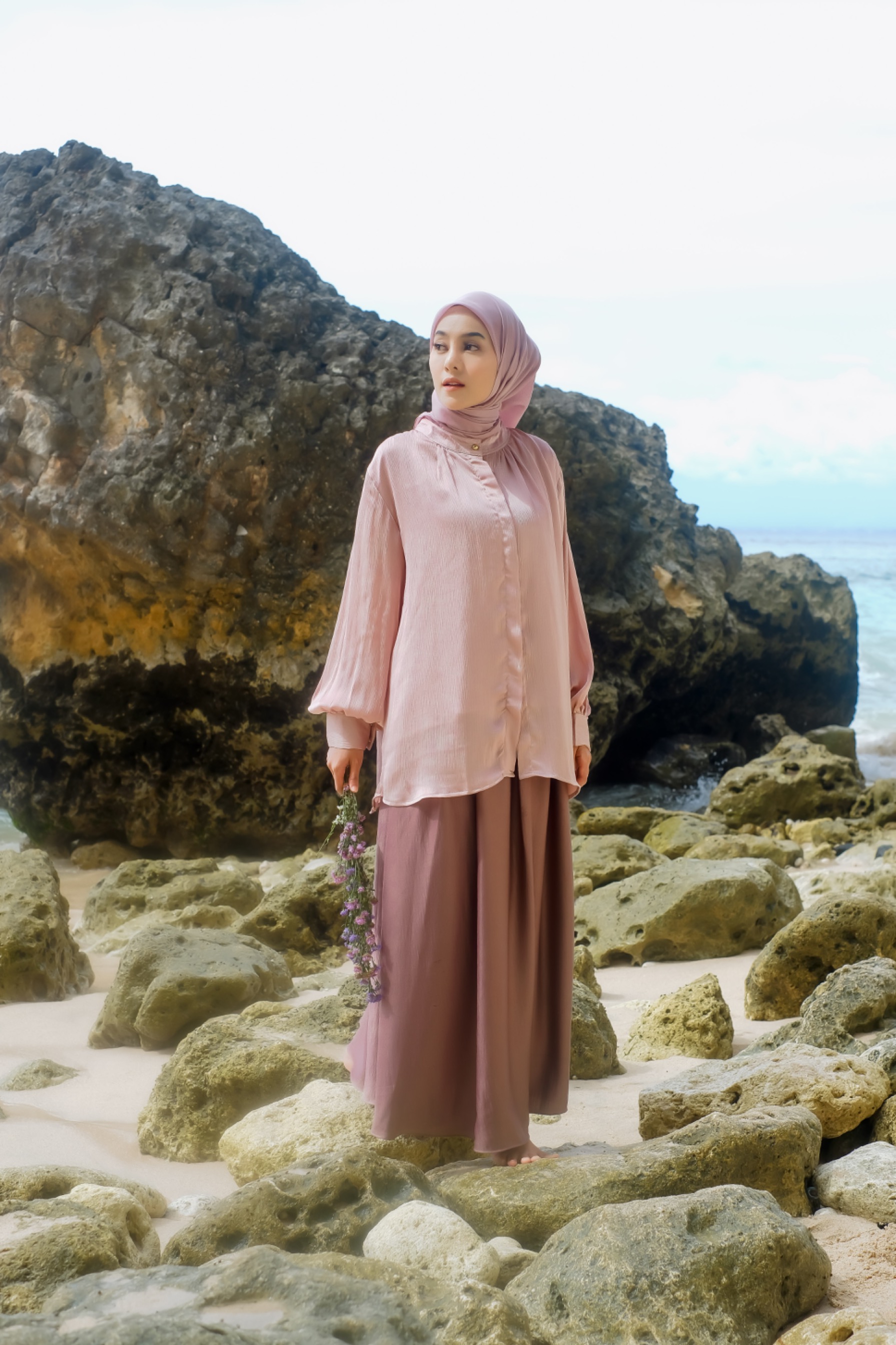 Sheena Blouse - Dusty Pink