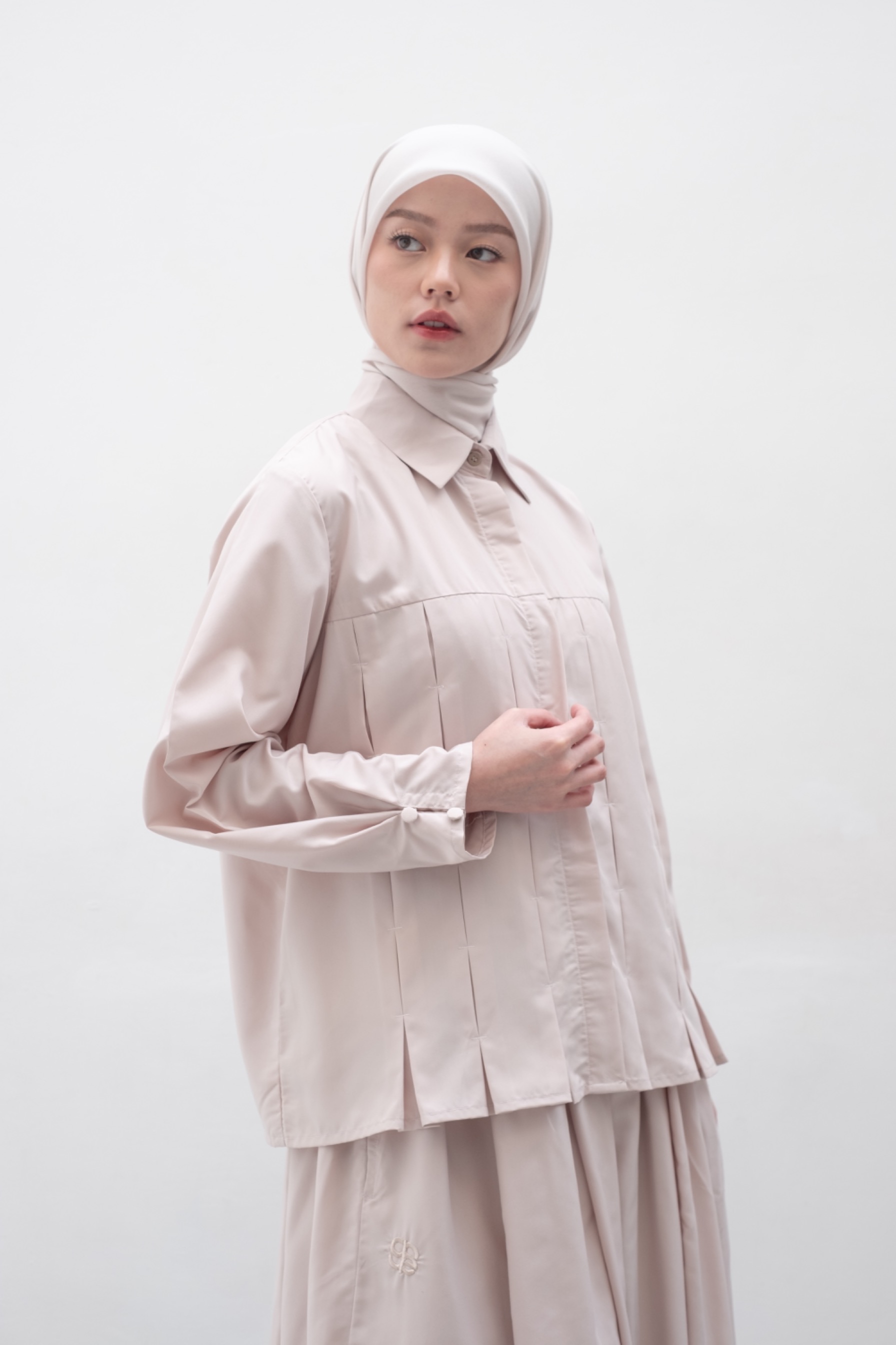 MEIYA Blouse - Nude