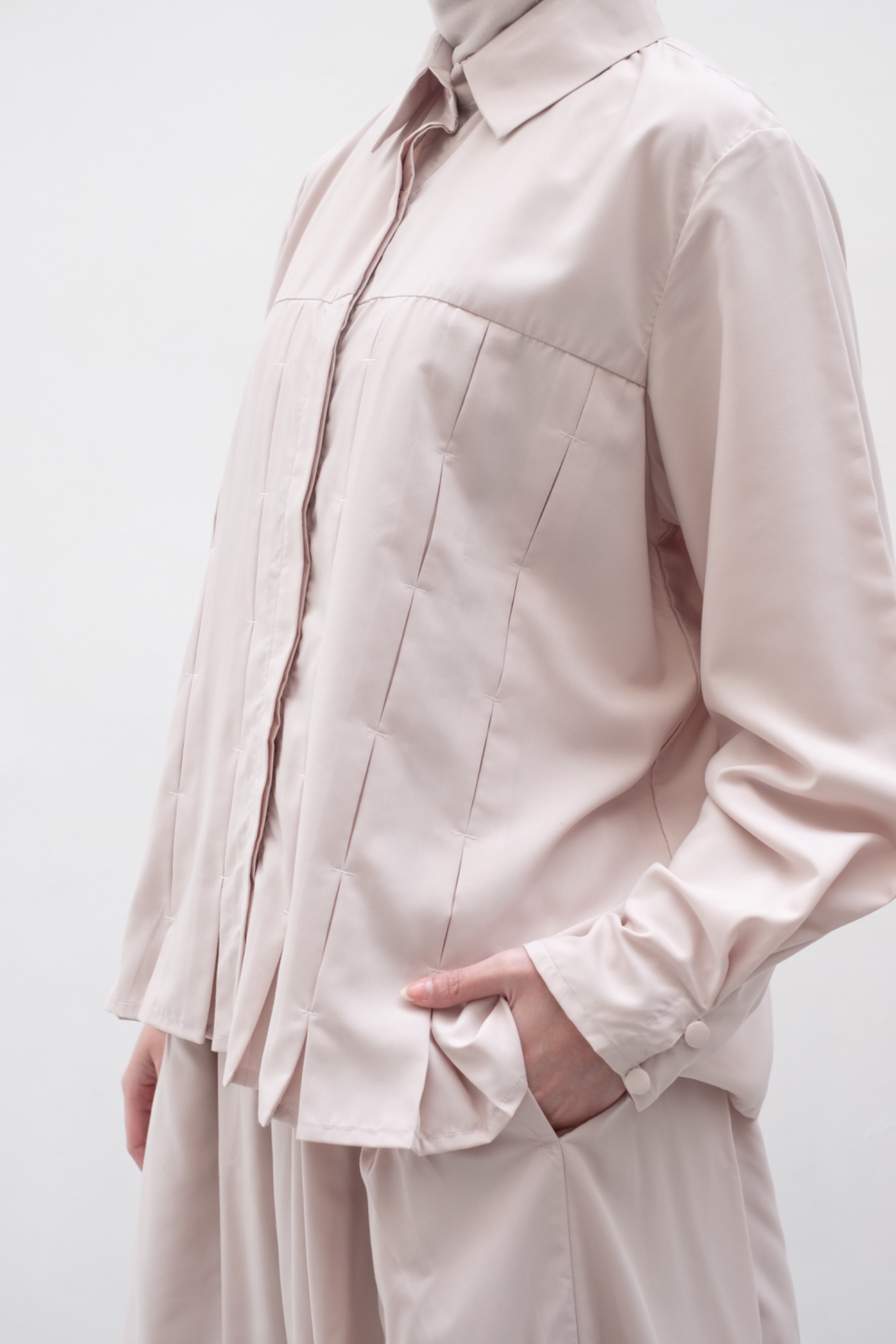 MEIYA Blouse - Nude