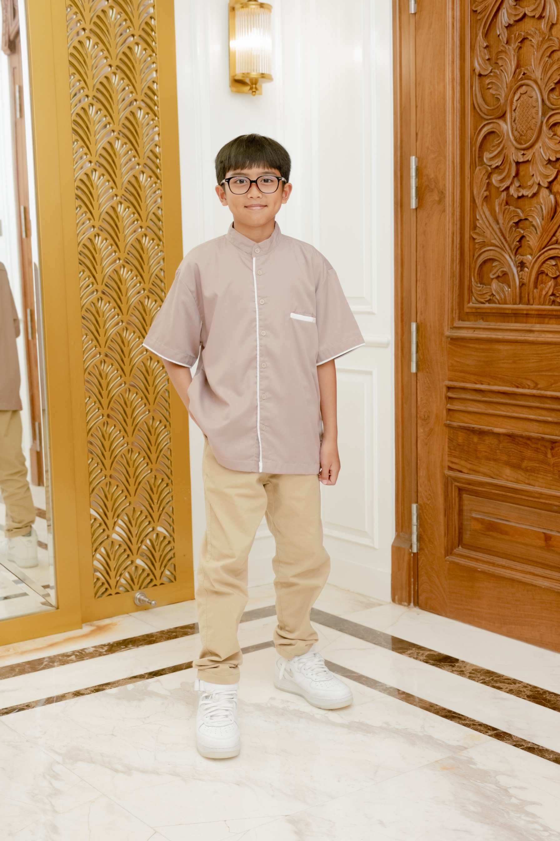 Lustre Shirt Kids - Dusty Rose - Signature Collection