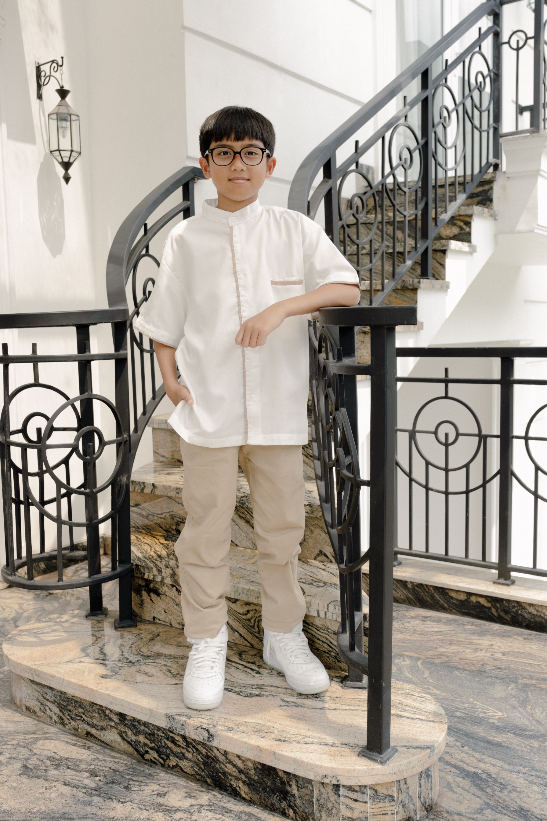 Lustre Shirt Kids - Cloud Cream - Signature Collection