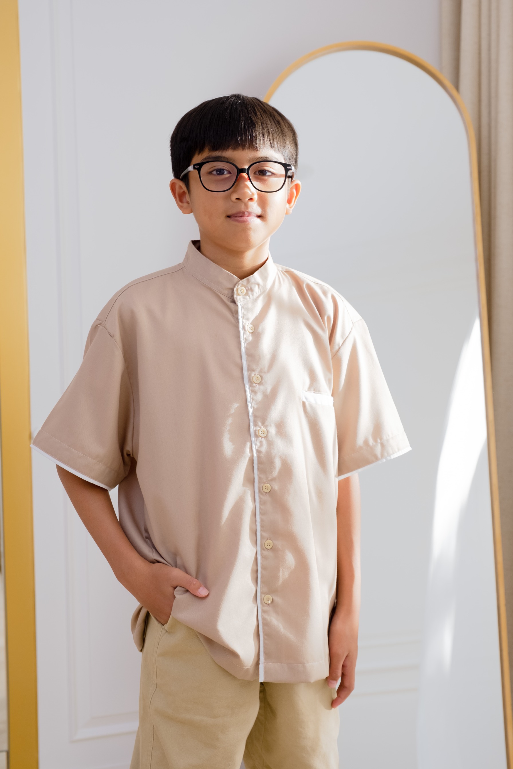 Lustre Shirt Kids - Brownie - Signature Collection