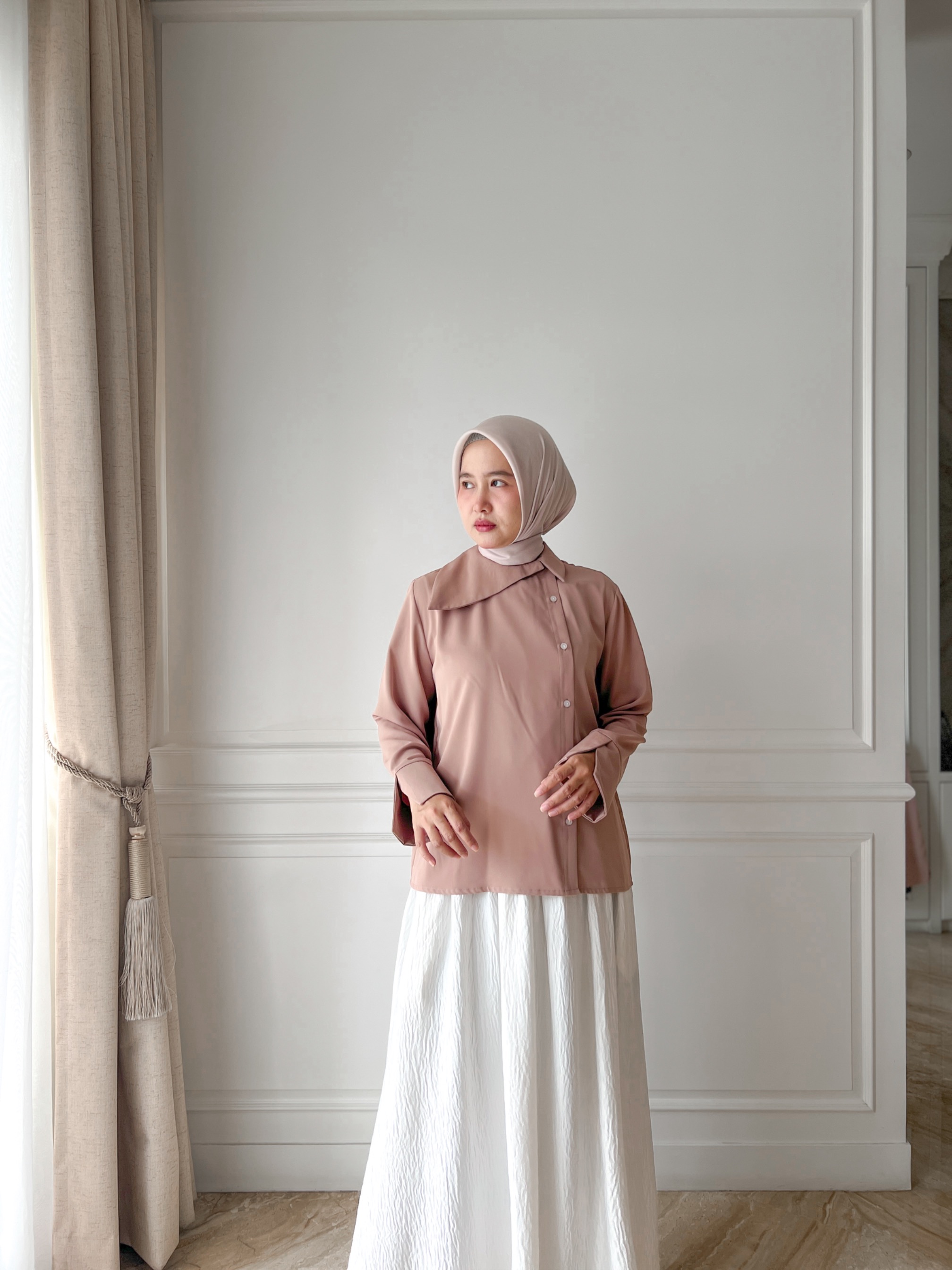 ABILA BLOUSE - Clay