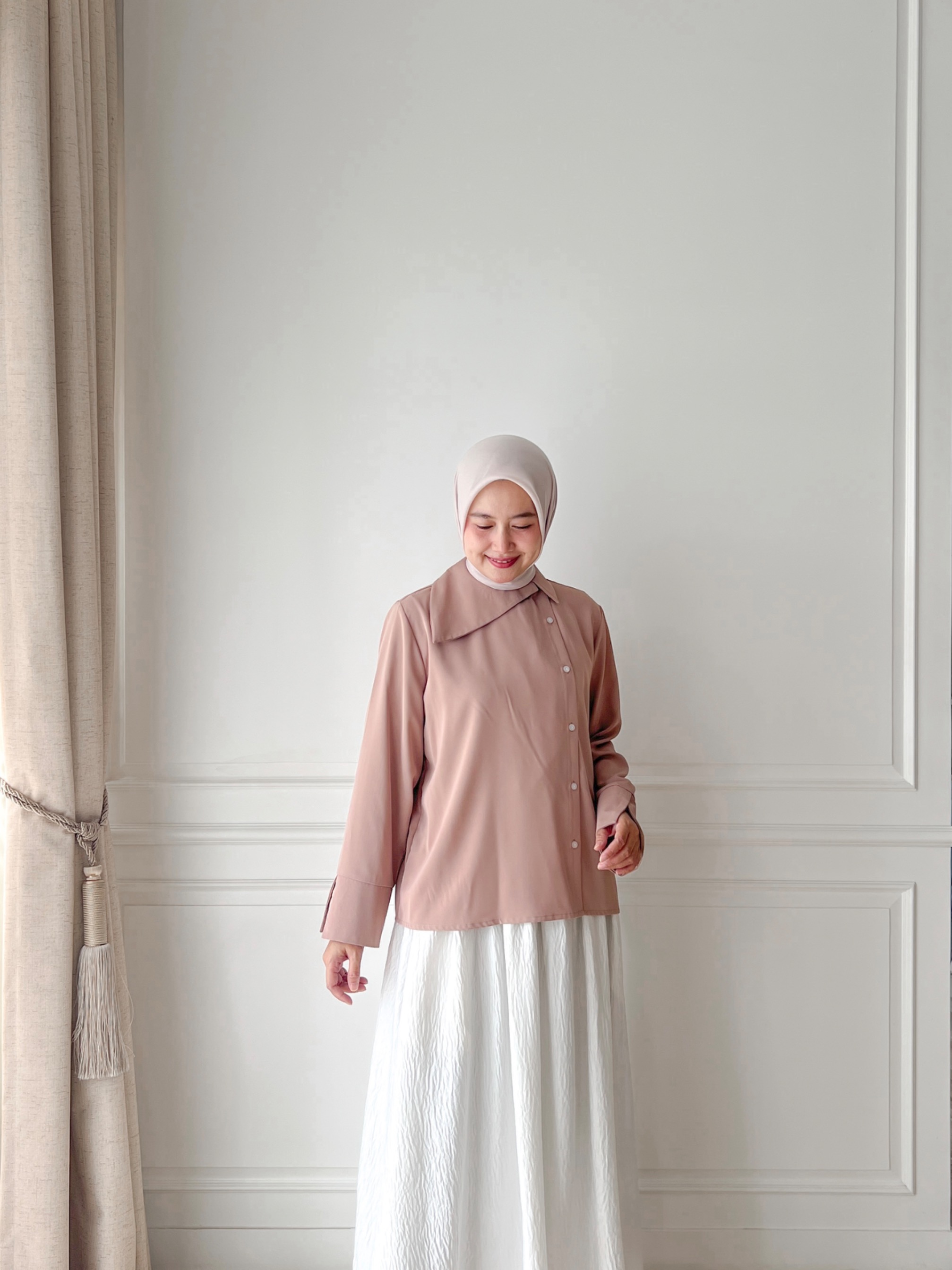 ABILA BLOUSE - Clay