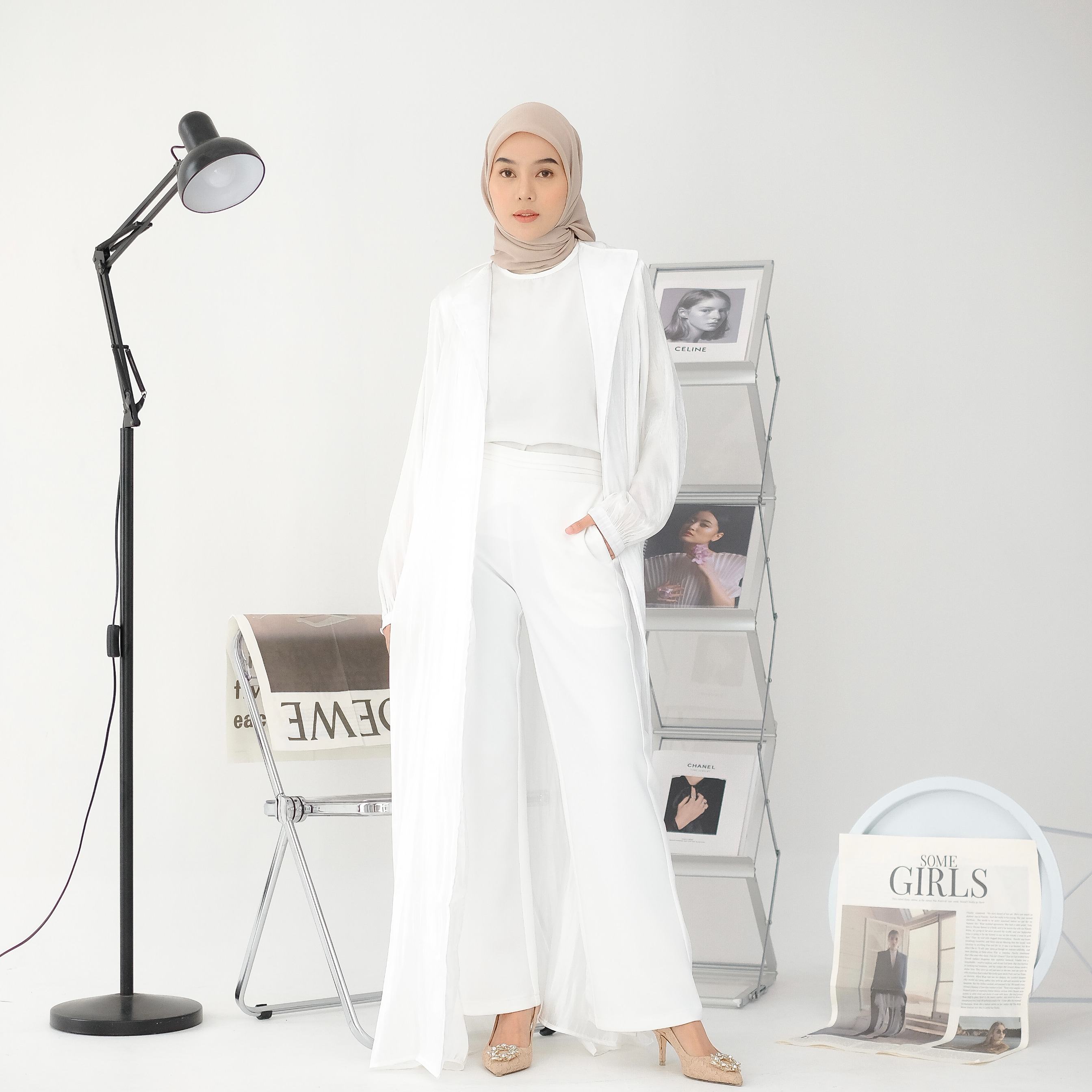 Sheer Outer - Broken White