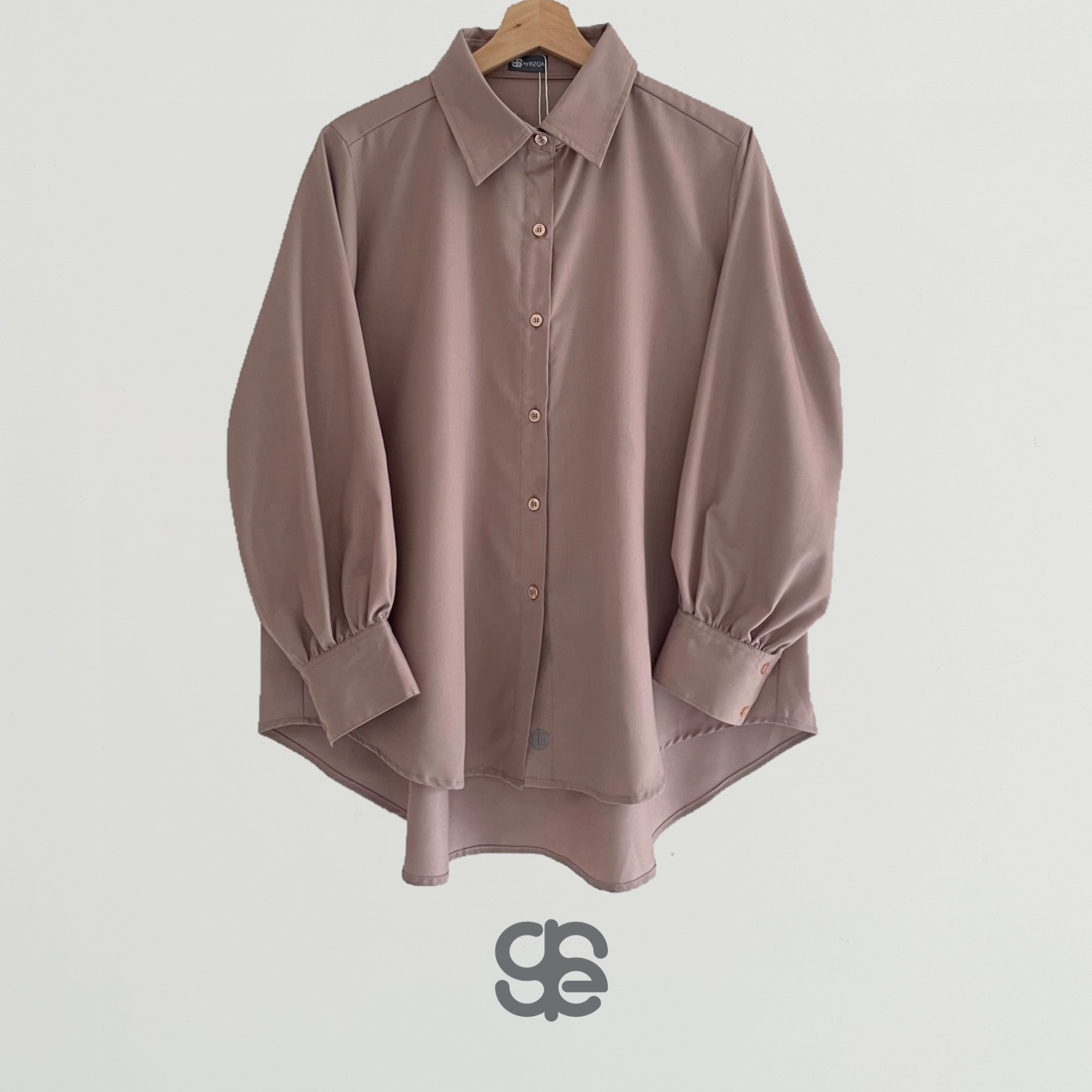 ZIYA Basic Shirt - Dusty Pink