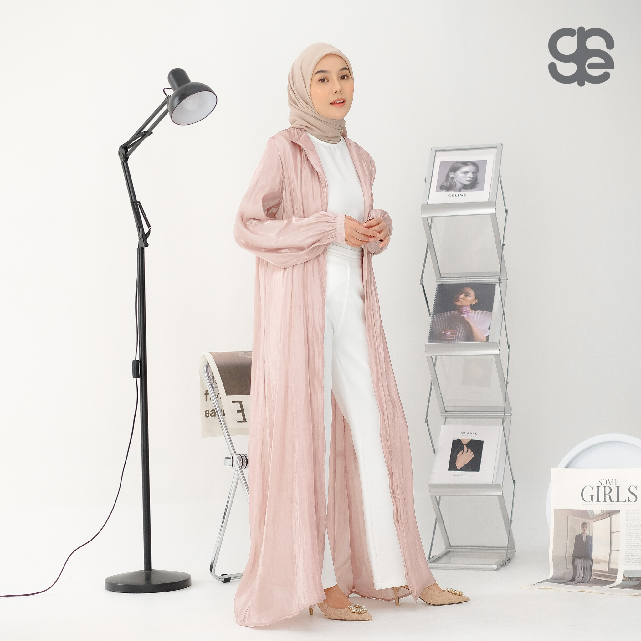 Sheer Outer - Ash Rose