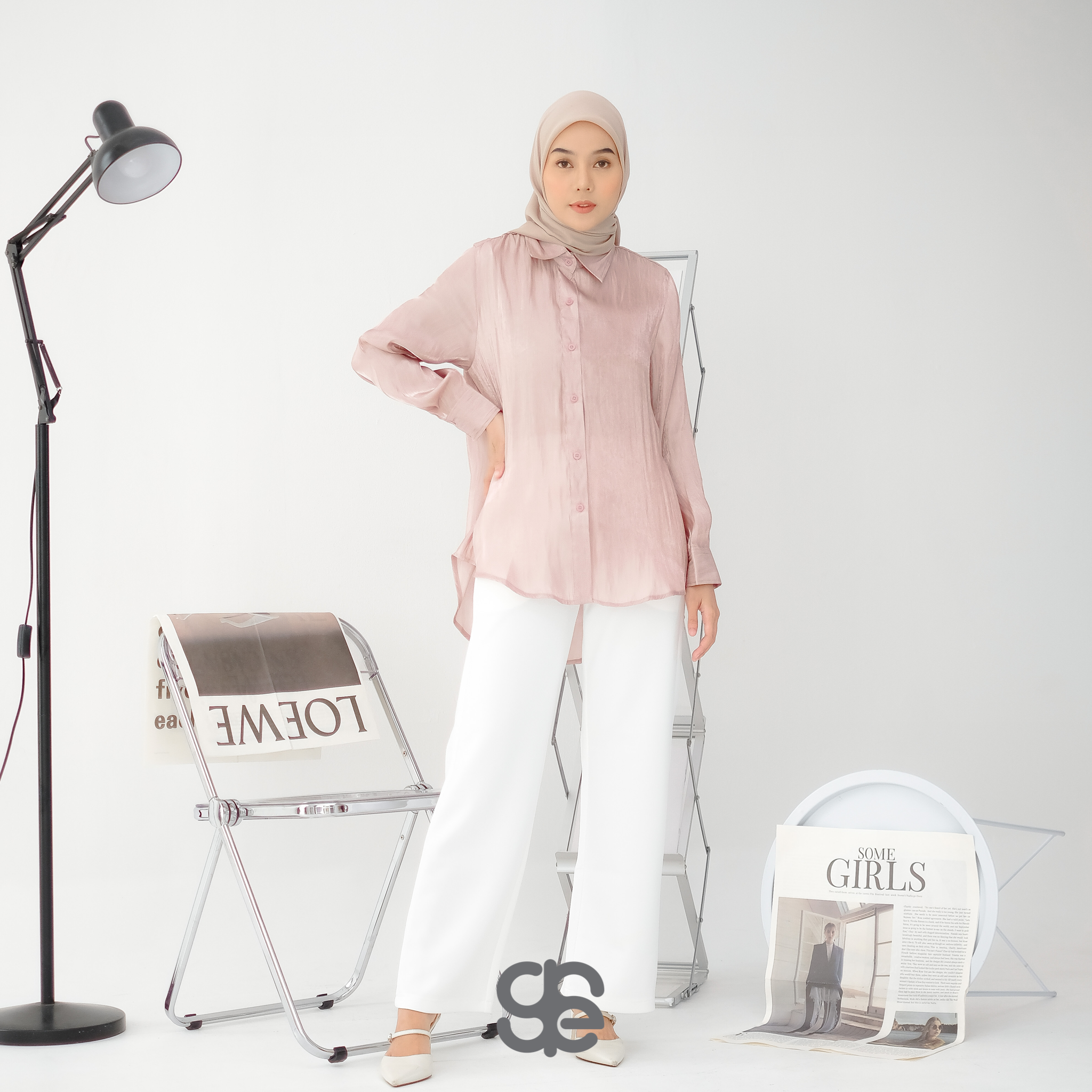 Glea Shirt - Ash Rose