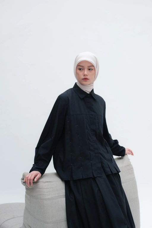 Image of MEIYA Blouse - Black