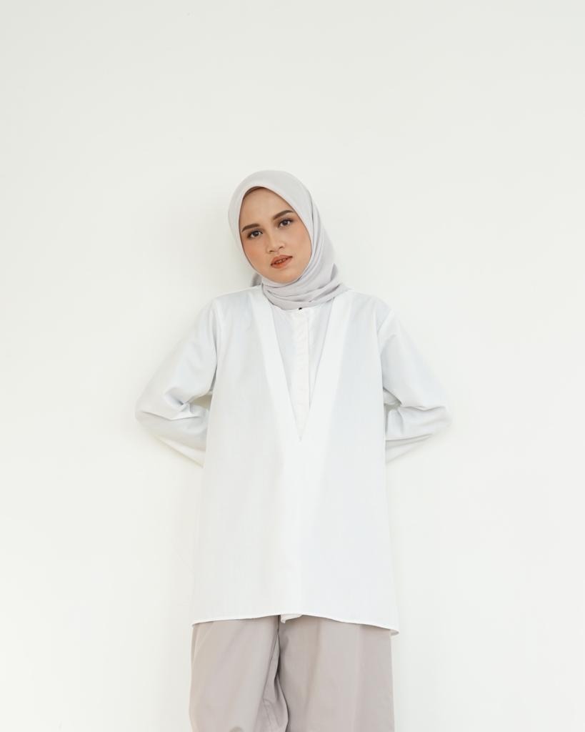 LALONI BLOUSE BROKEN WHITE L/XL