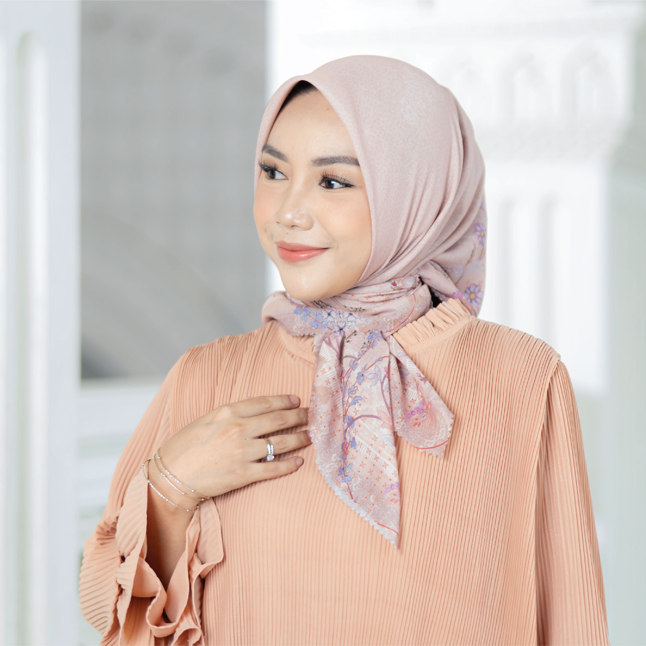 Halwa Scarf Noerca Blush