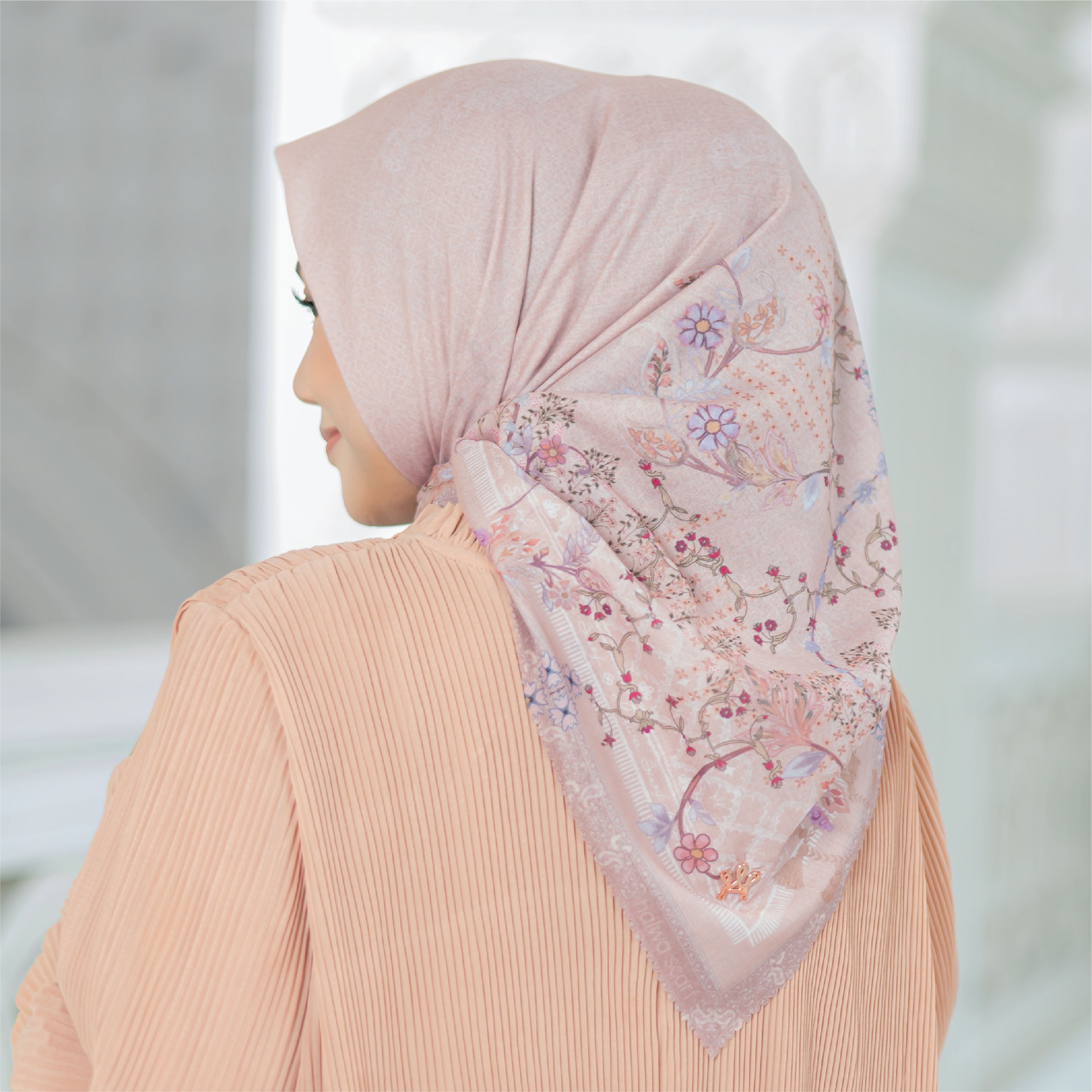 Halwa Scarf Noerca Blush