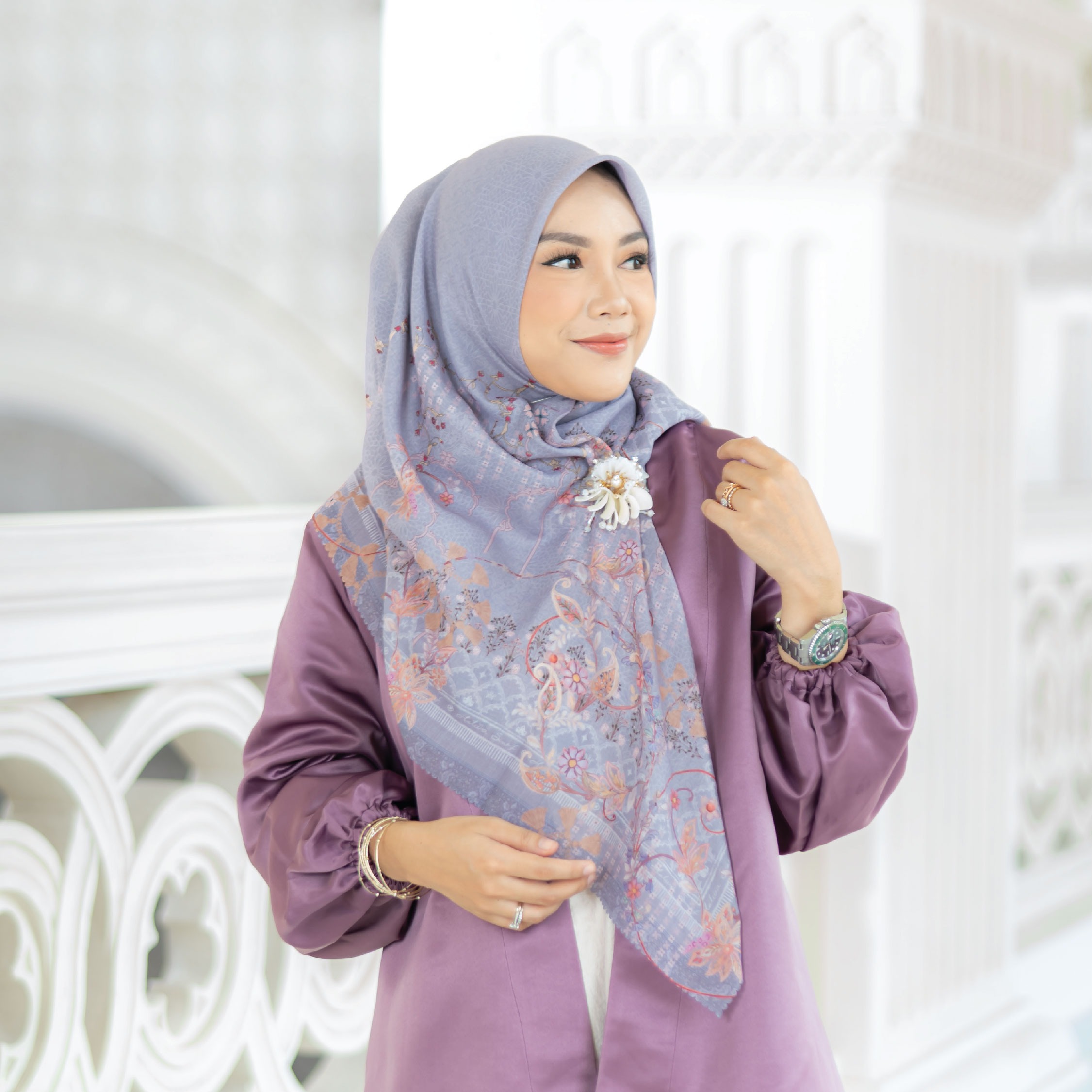Halwa Scarf Noerca Grape