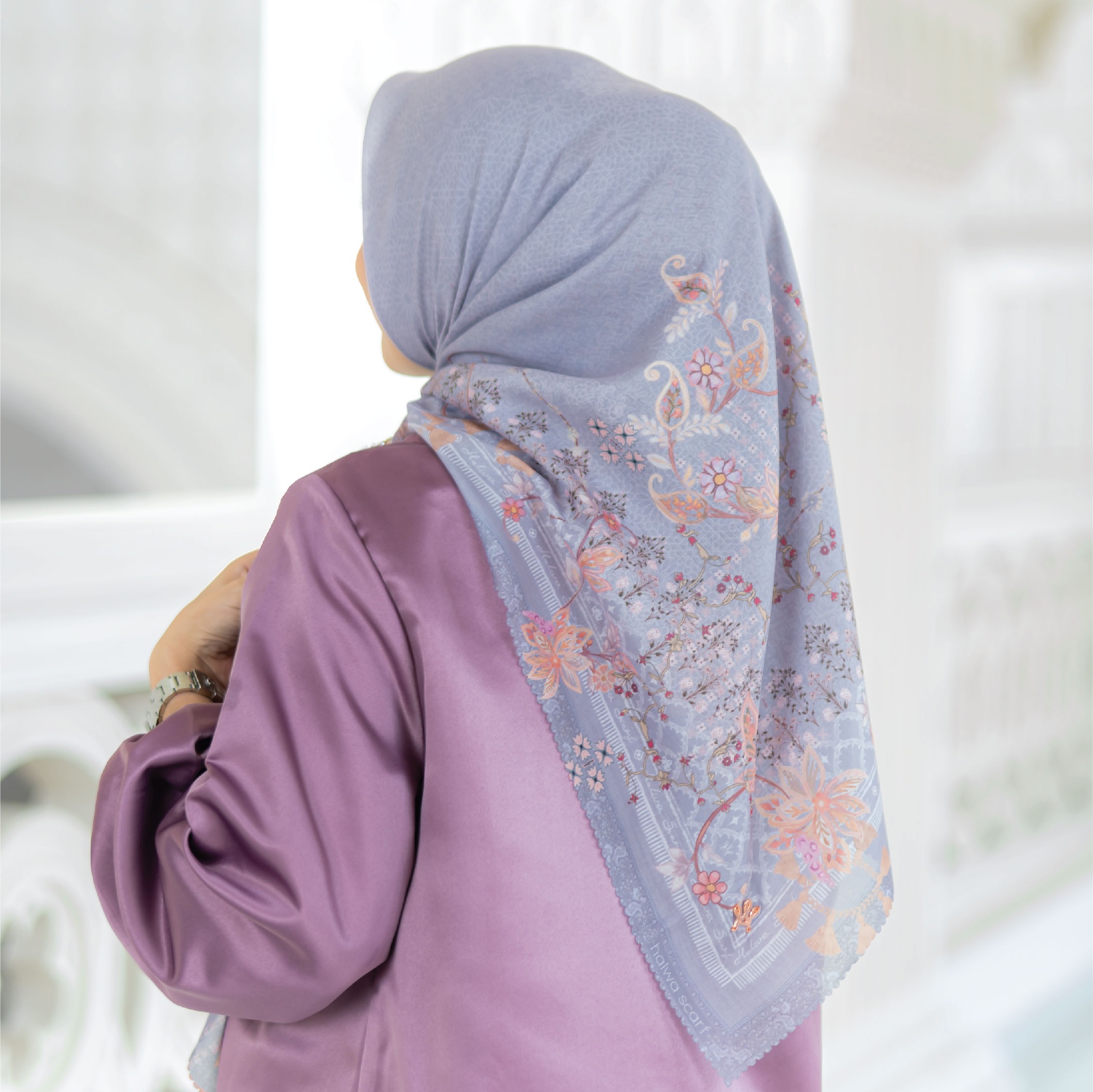 Halwa Scarf Noerca Grape