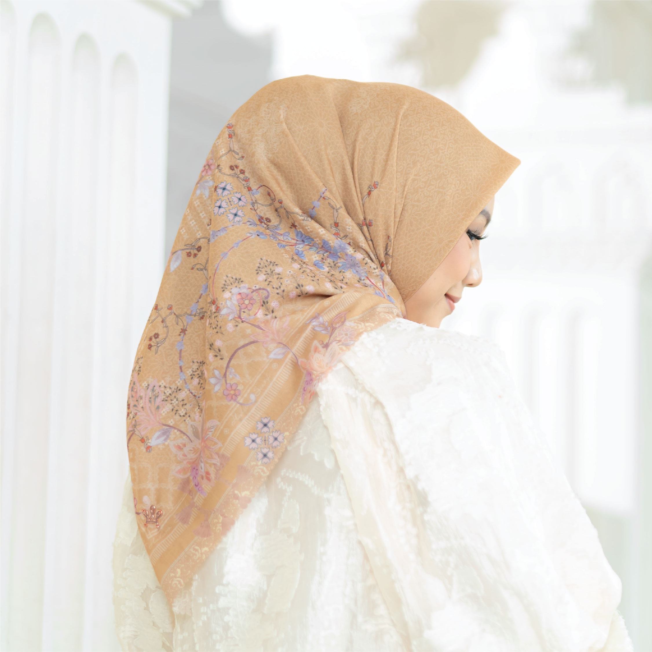 Halwa Scarf Noerca Yellow Mustard