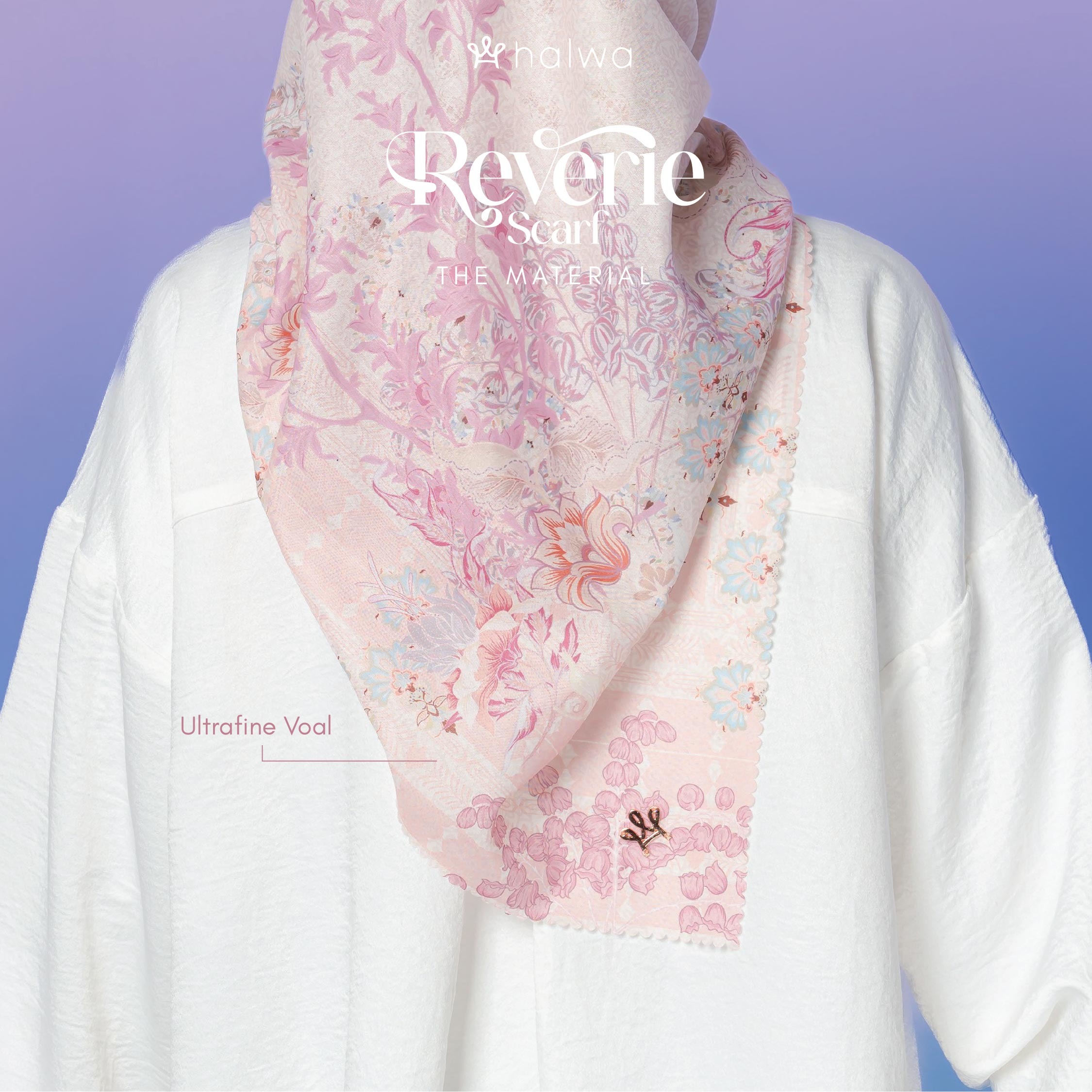 Halwa Scarf Reverie Blue Sky