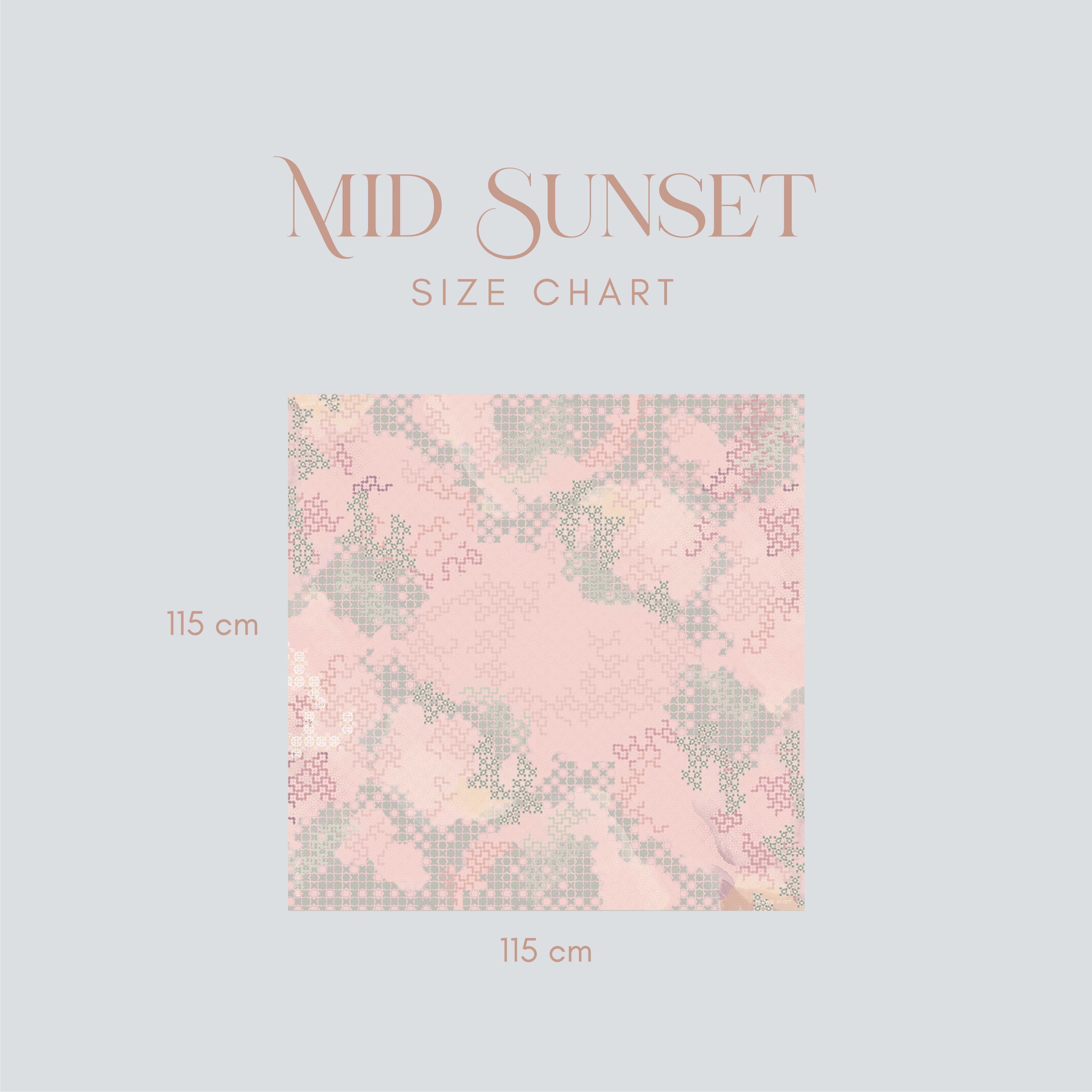 Halwa Scarf Mid Sunset Tan