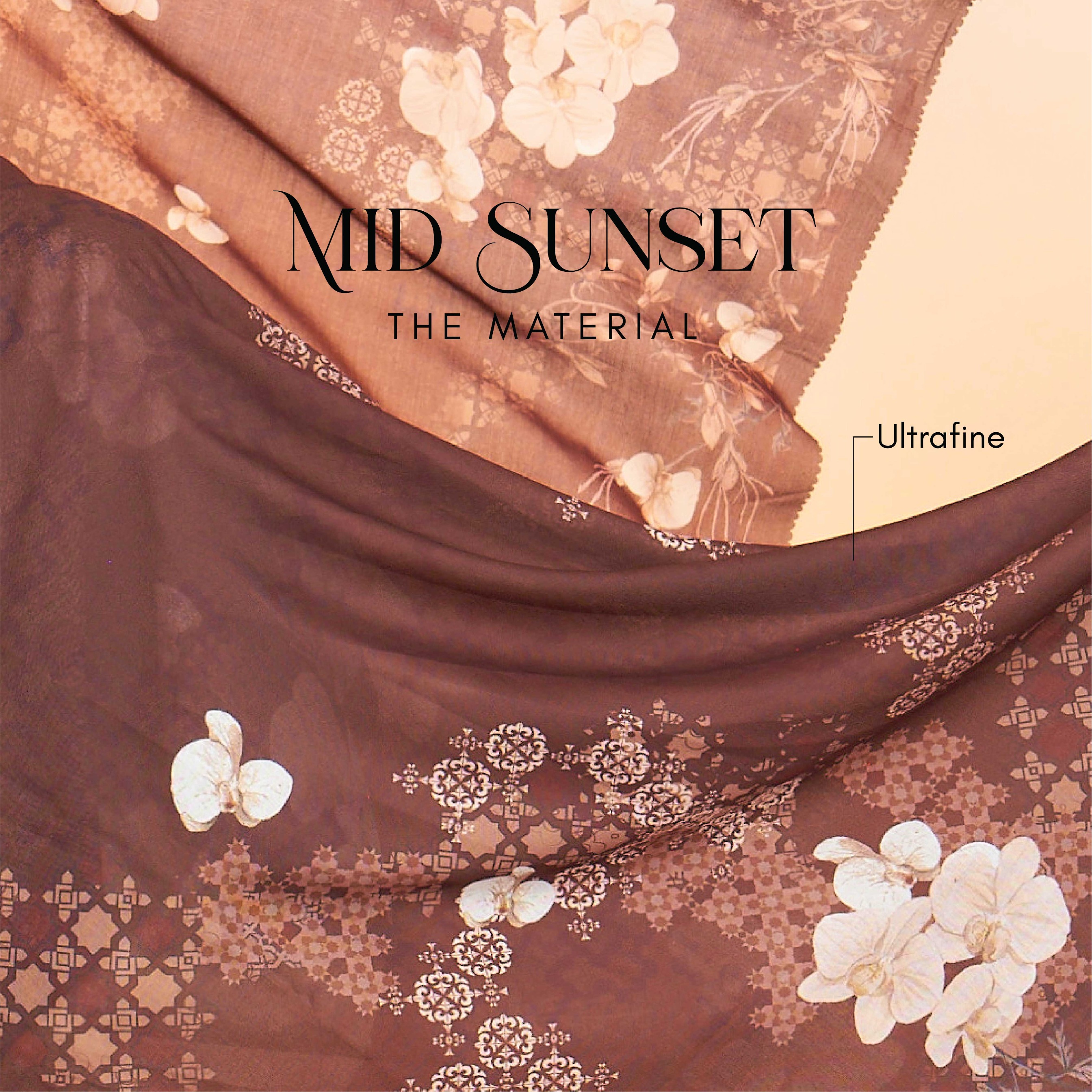 Halwa Scarf Mid Sunset Black