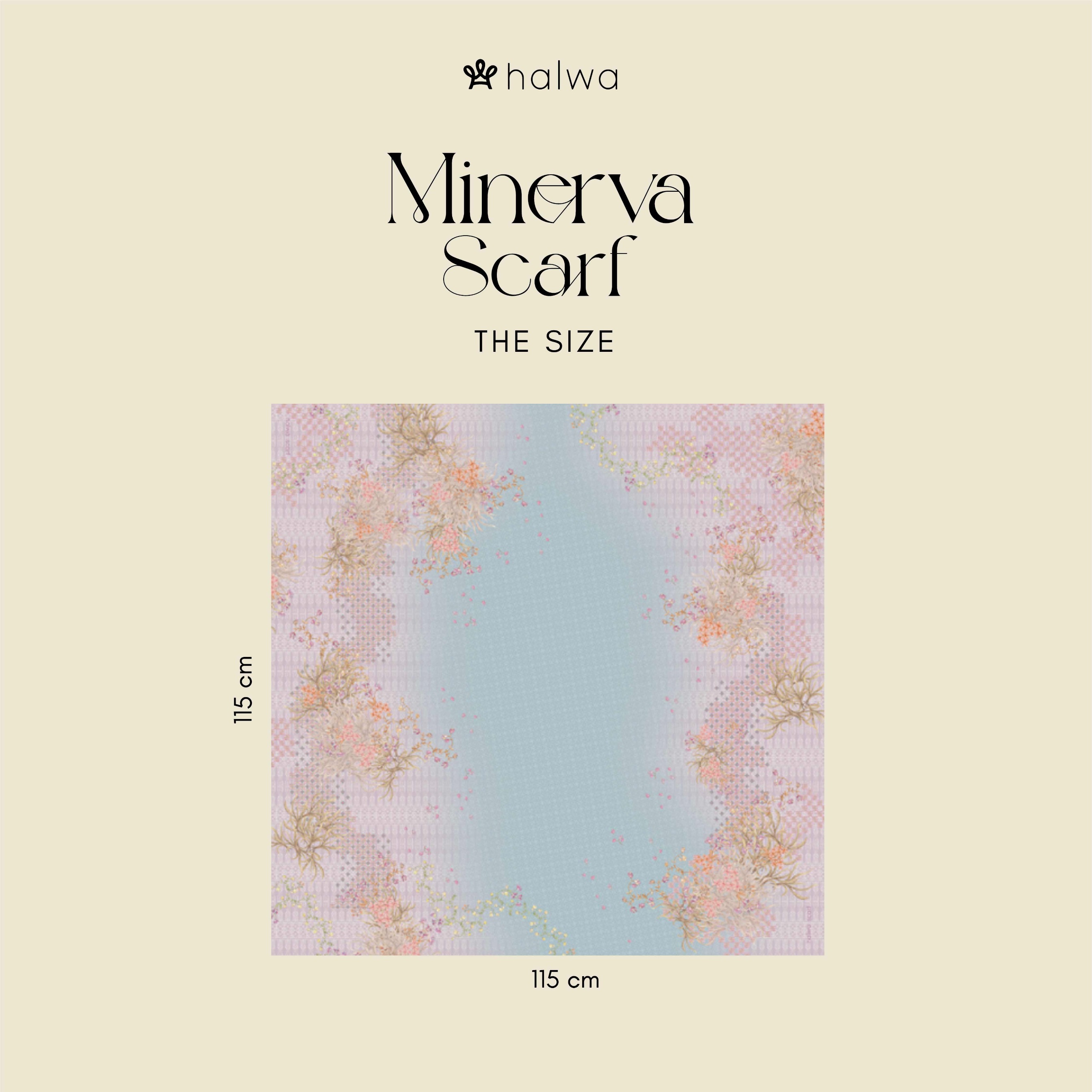 Halwa Scarf Minerva Gardenia