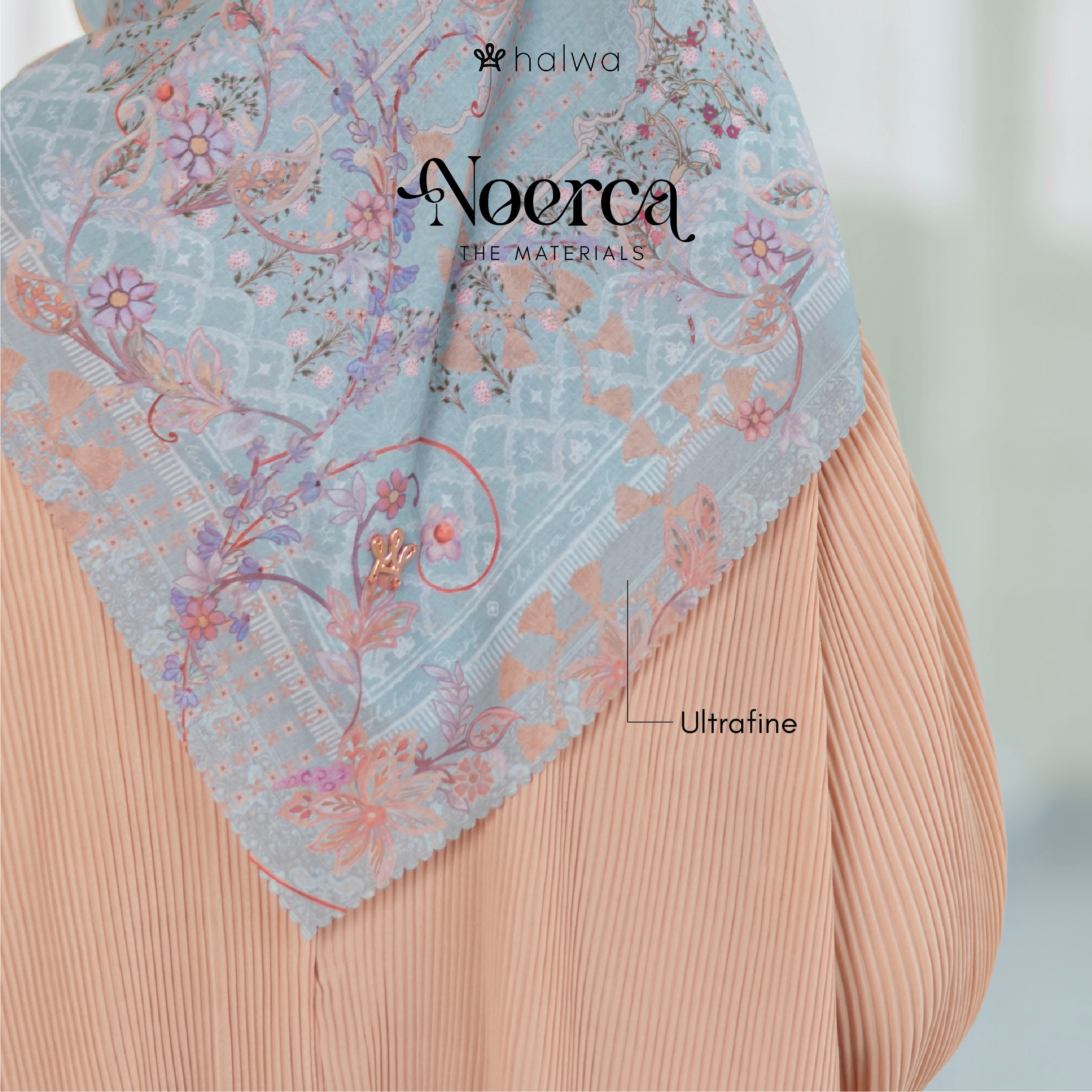 Halwa Scarf Noerca Black