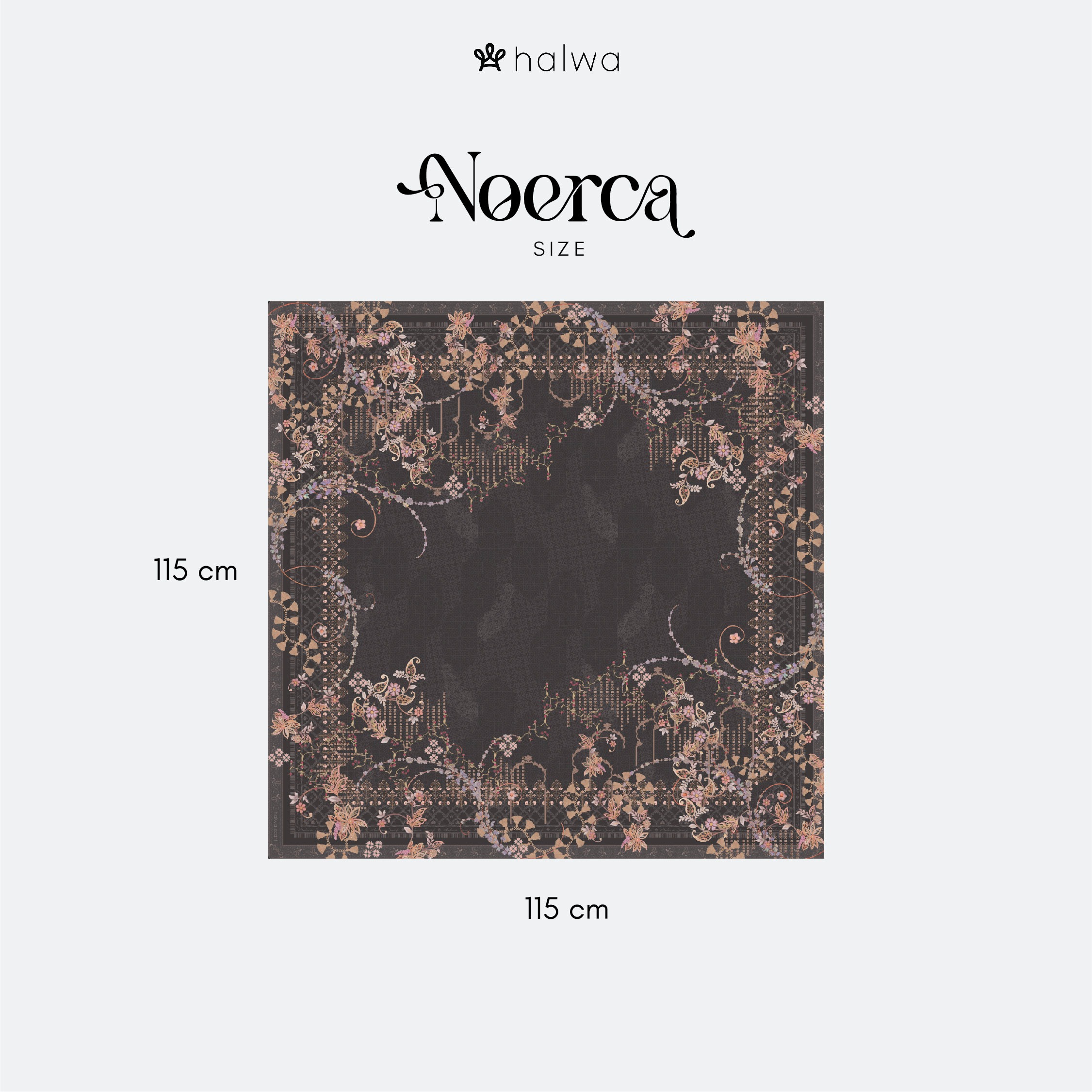 Halwa Scarf Noerca Yellow Mustard