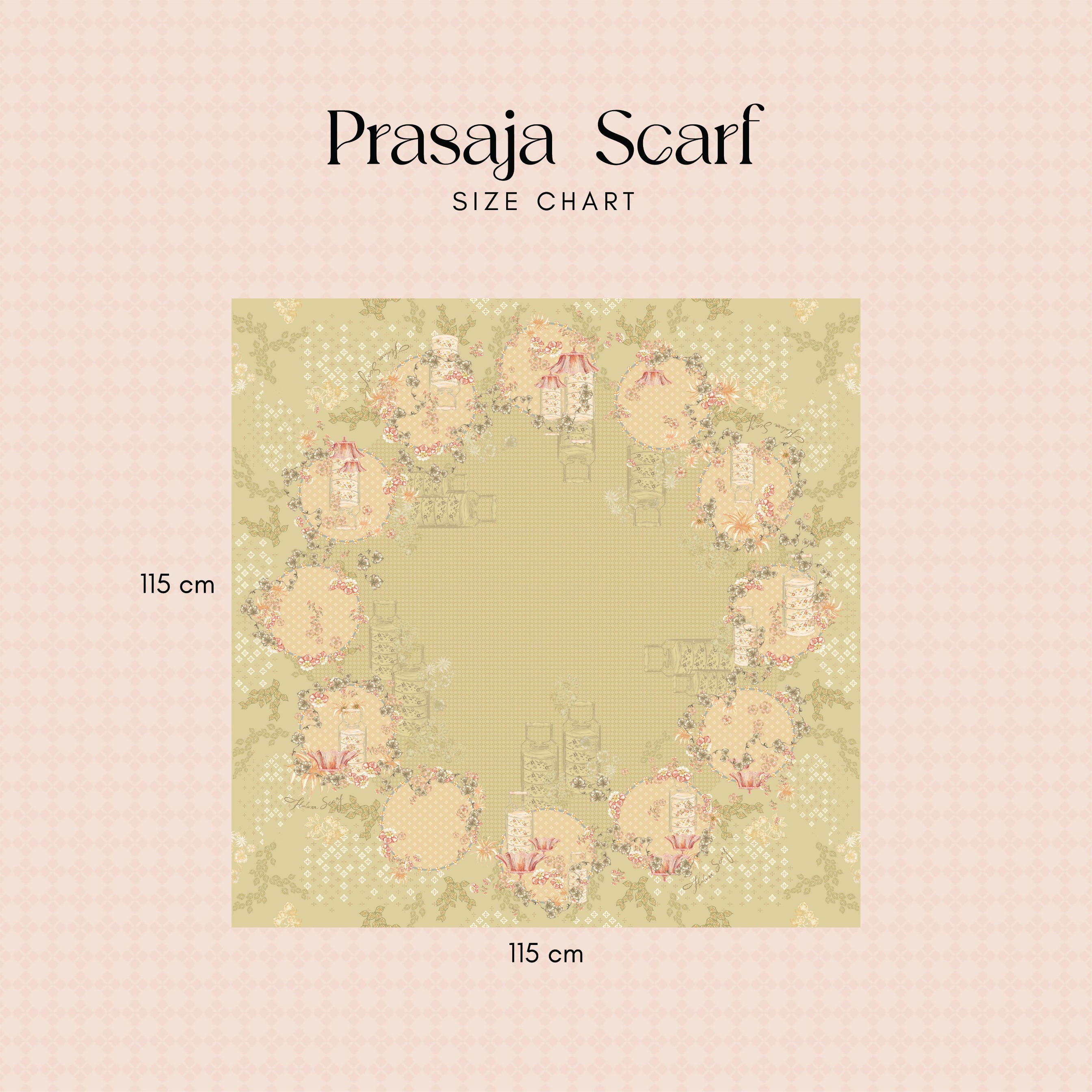 Halwa Scraf Prasaja Rose Powder