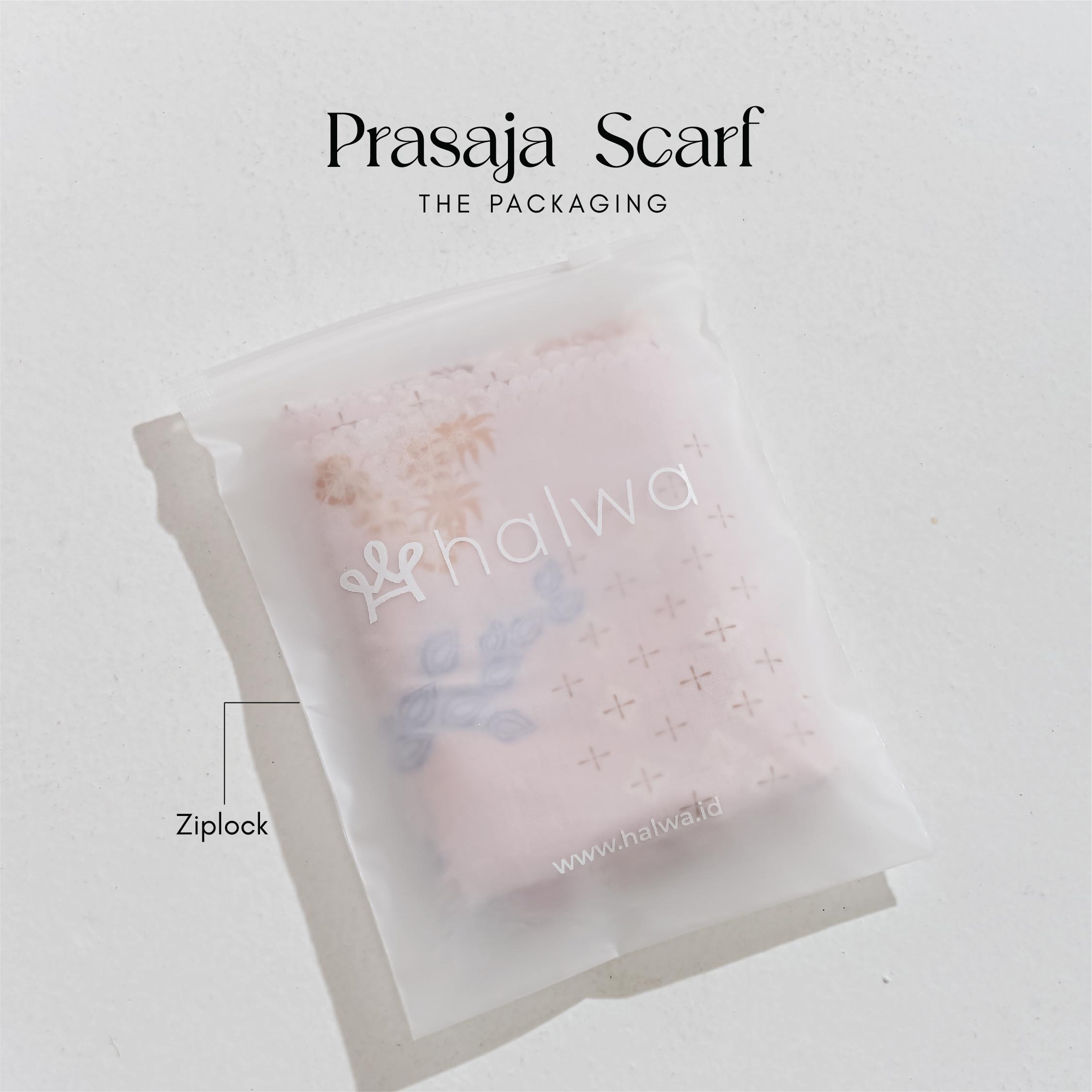 Halwa Scraf Prasaja Rose Powder