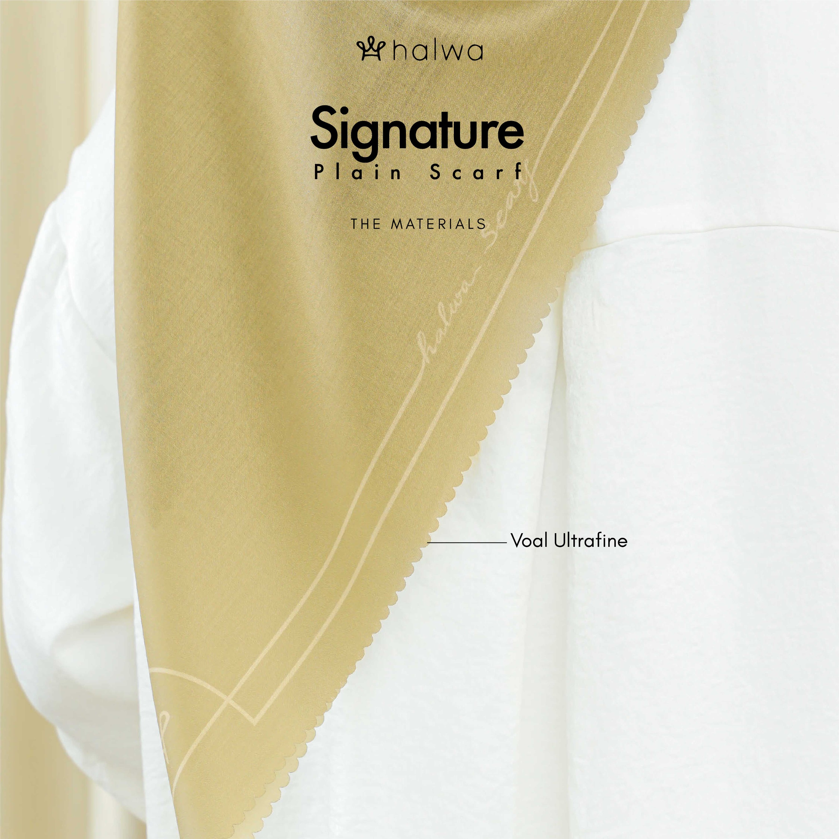 Halwa Signature Plain Eventide Scarf