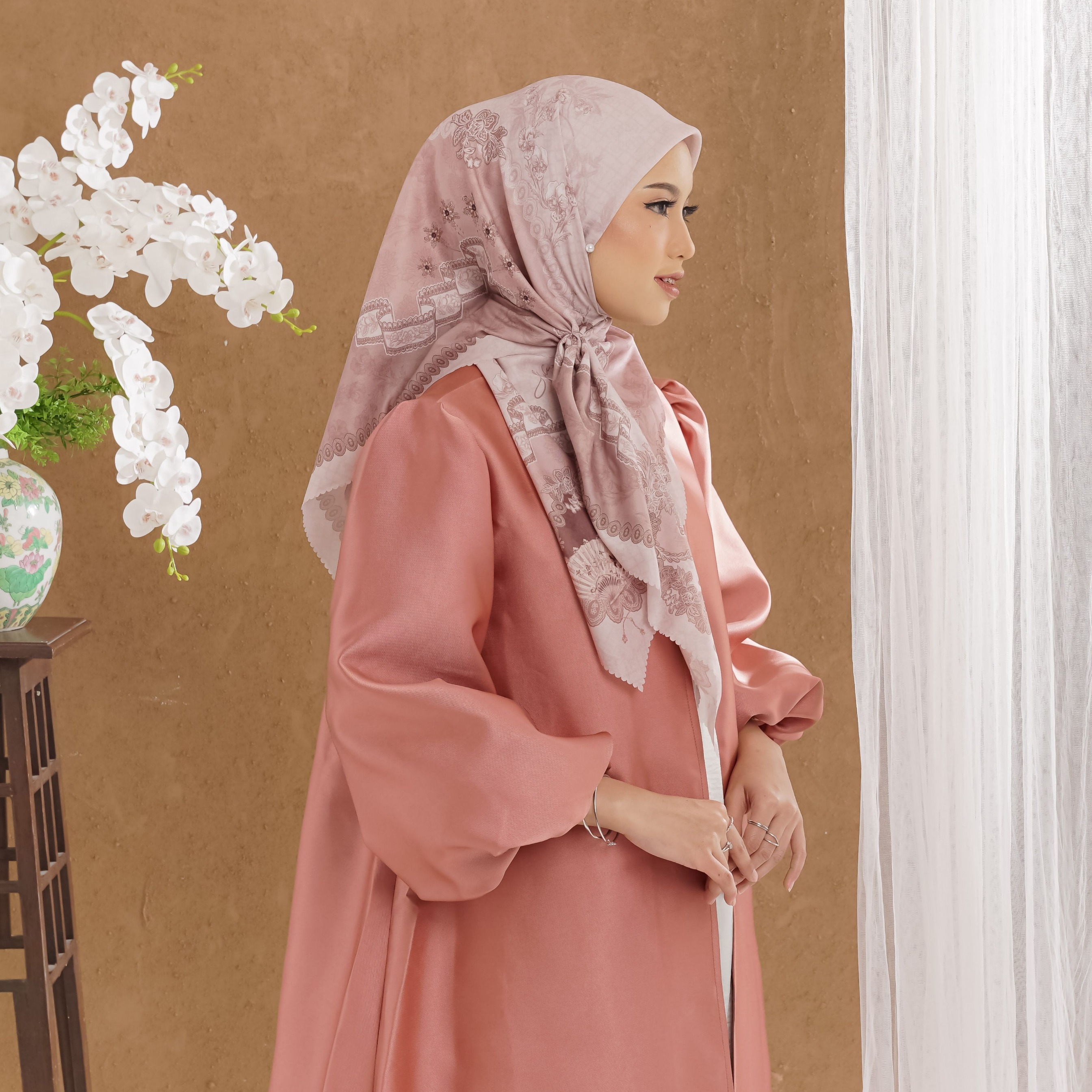 Halwa Scarf Anindya Dusty Rose