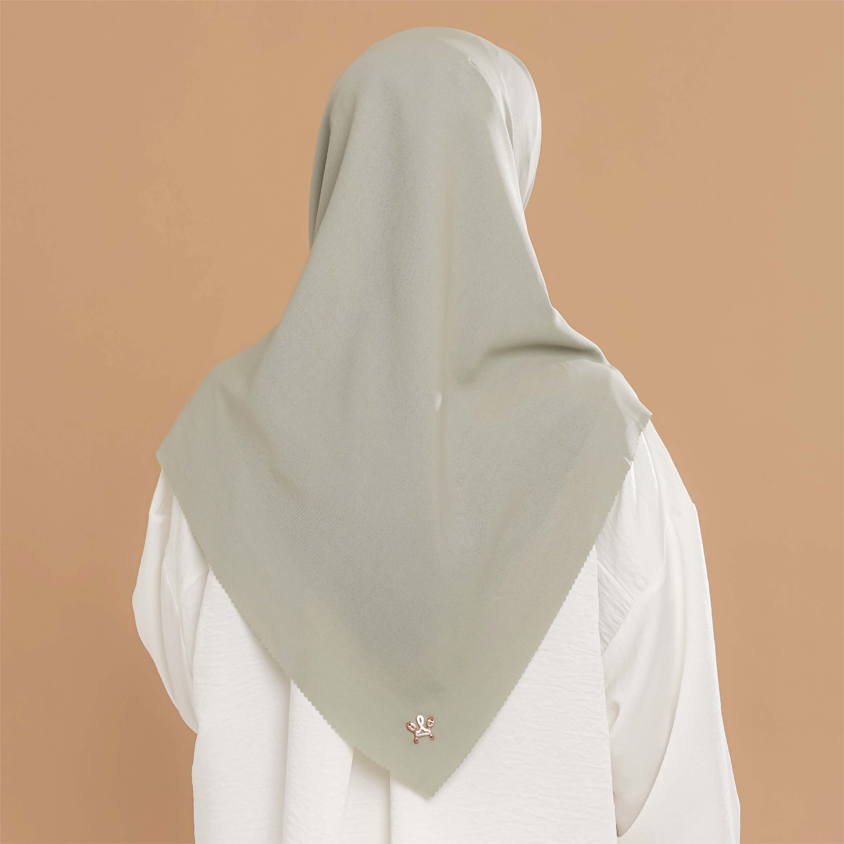 Halwa Scarf Alia Plain Sage Green