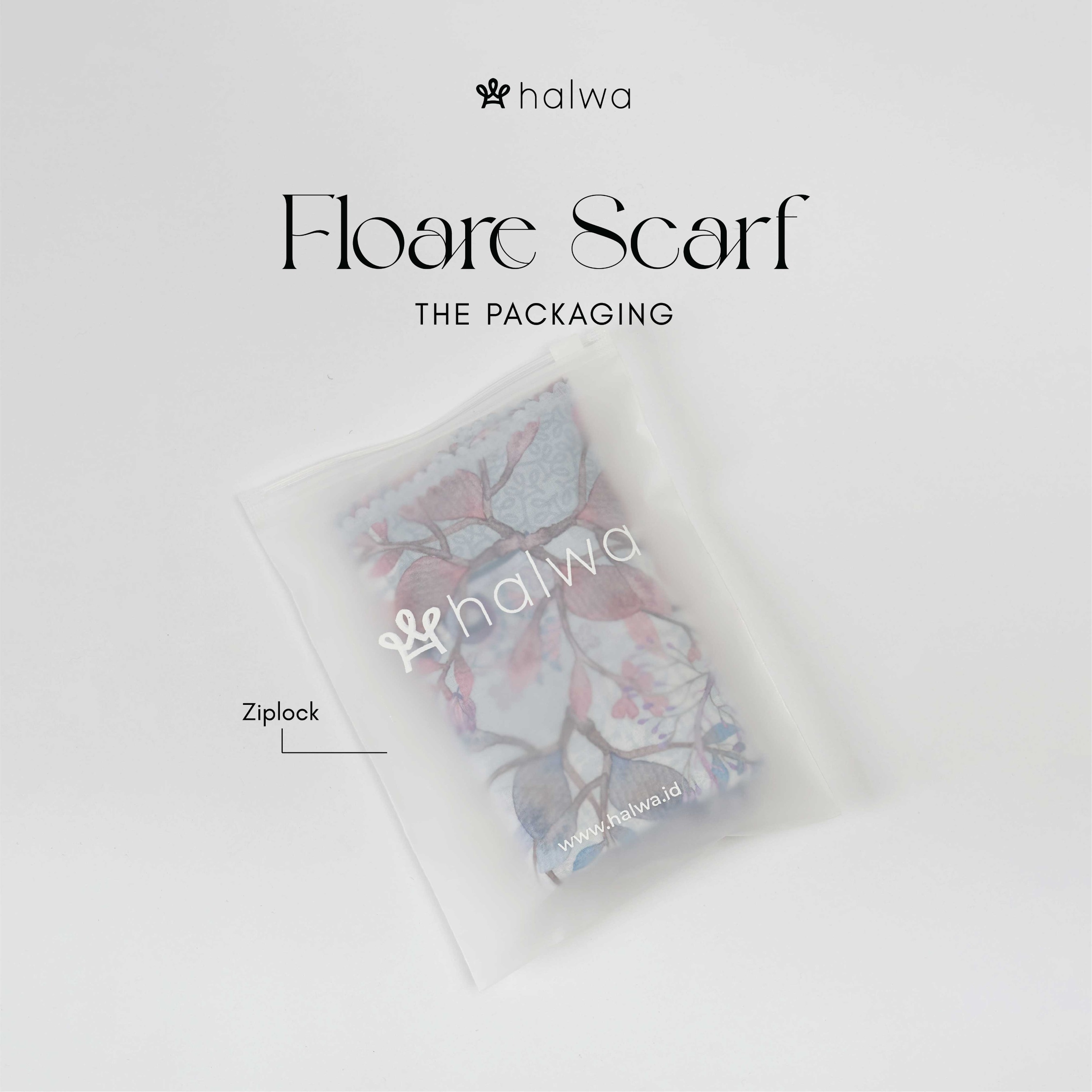 Halwa Scarf Floare Lavender