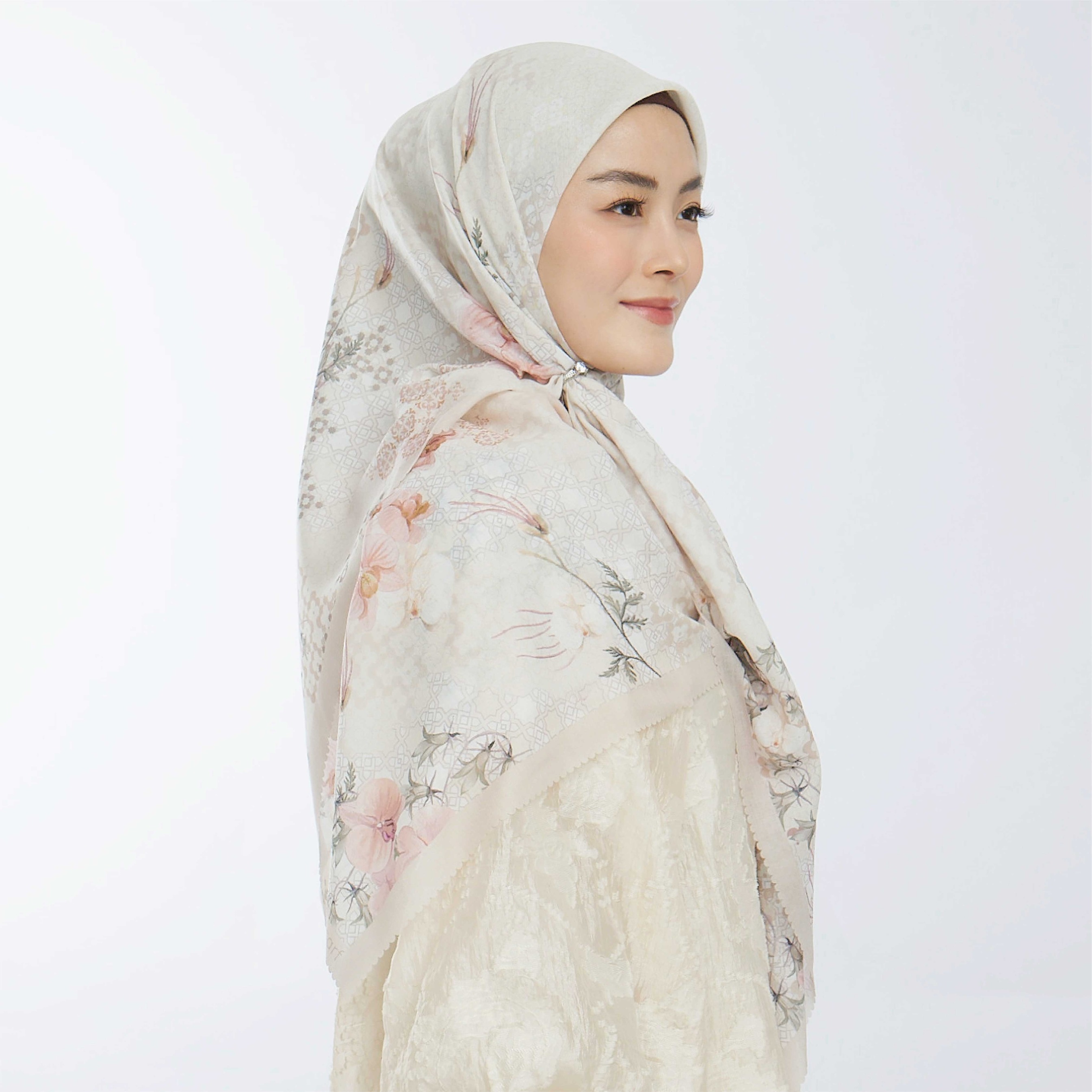 Halwa Scarf Mid Sunset Almond