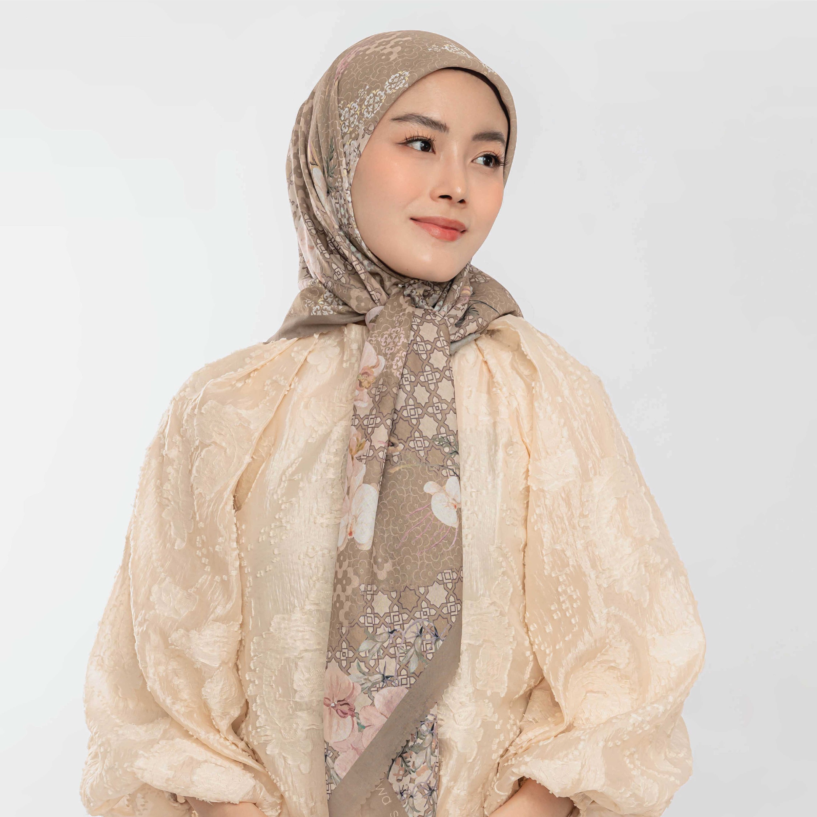 Halwa Scarf Mid Sunset Tan