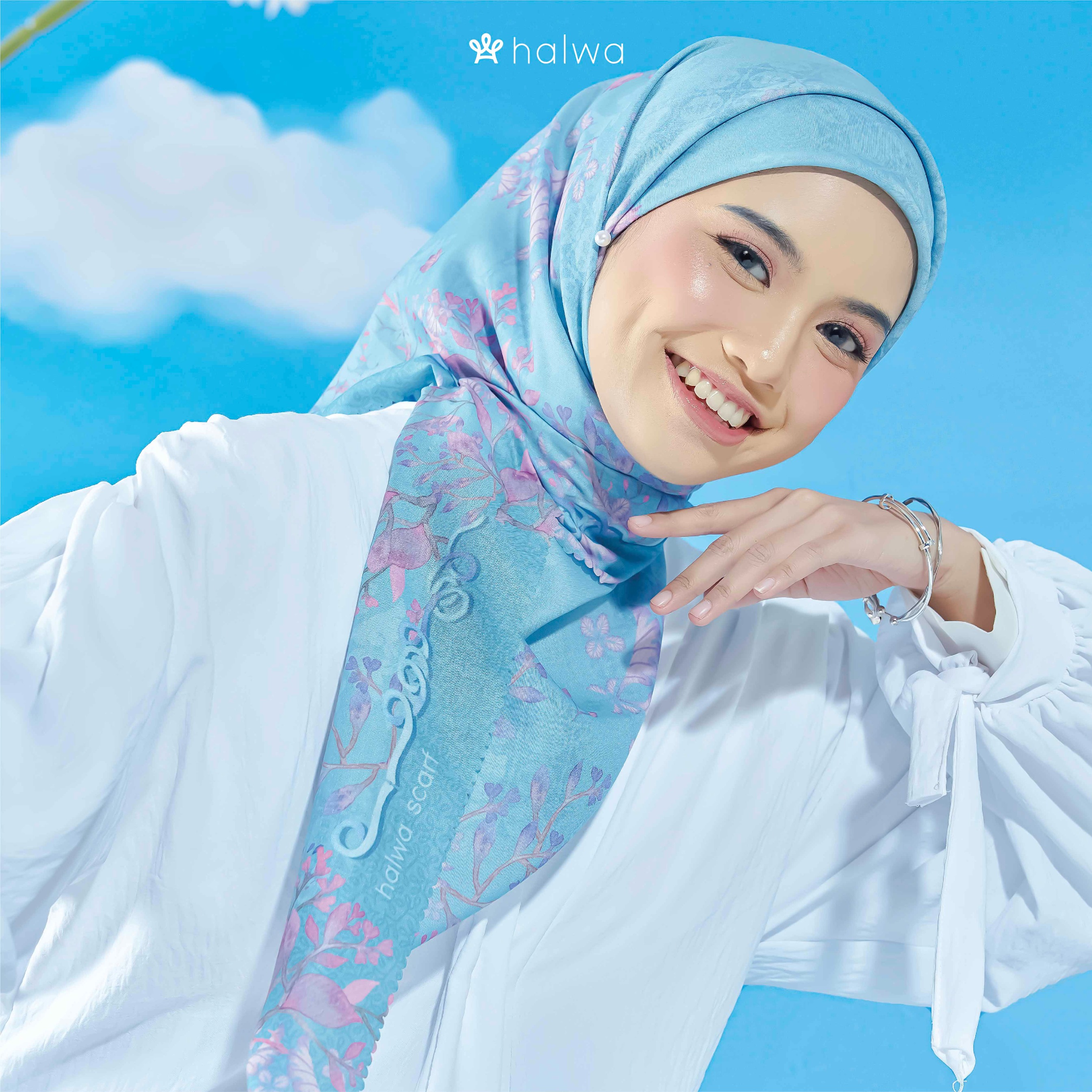 Halwa Scarf Floare Sea