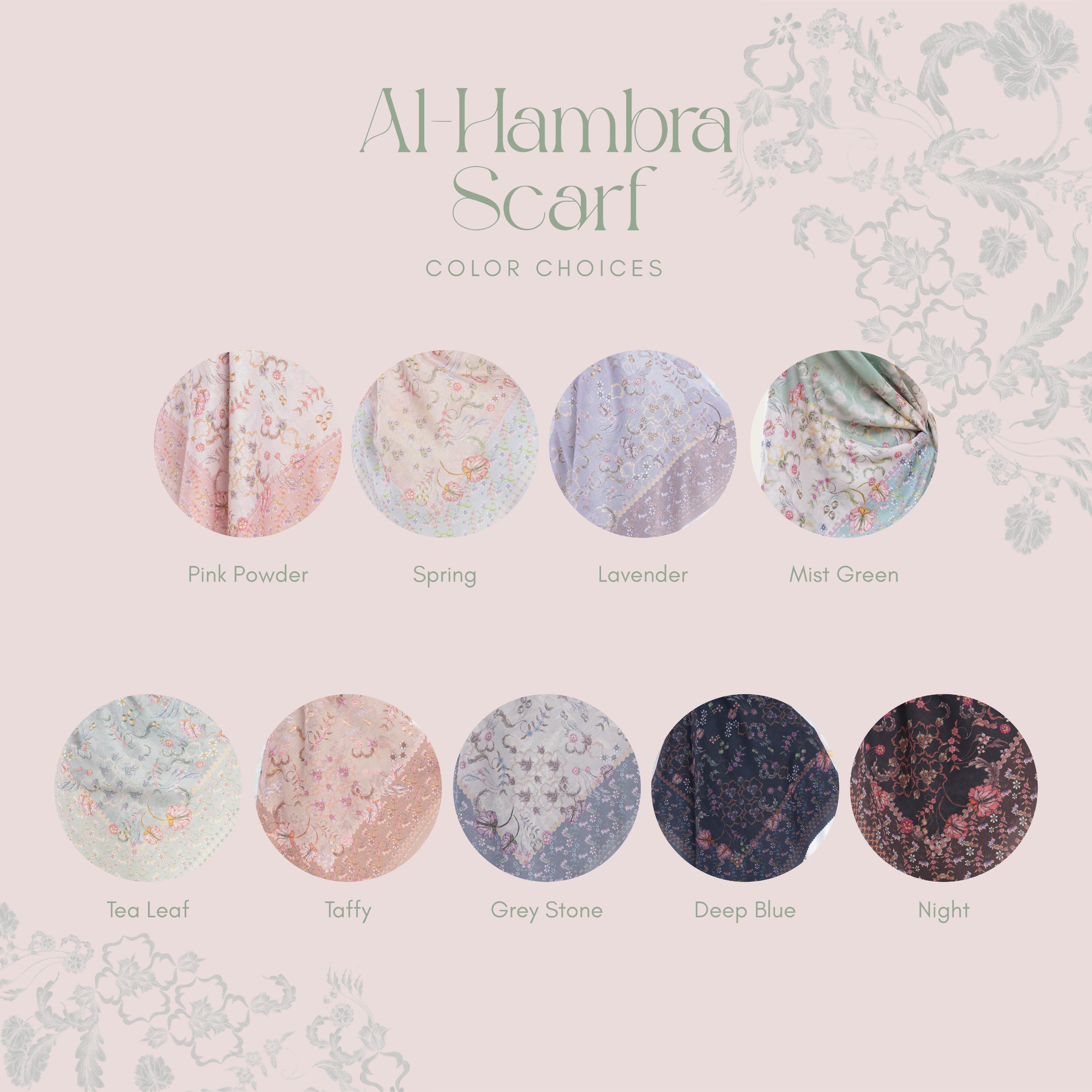 Halwa Scarf Al-Hambra Tea