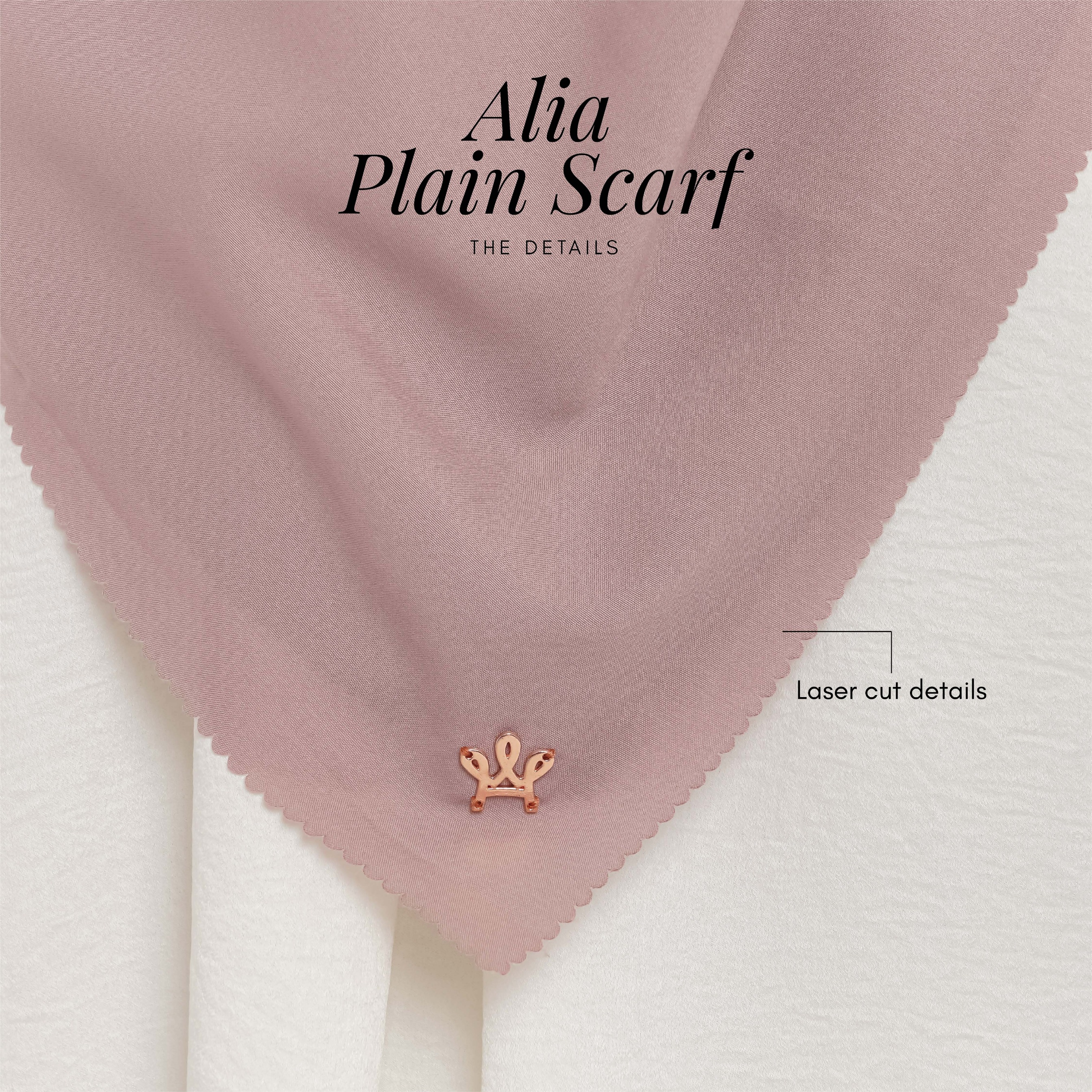 Halwa Scarf Alia Plain Navy