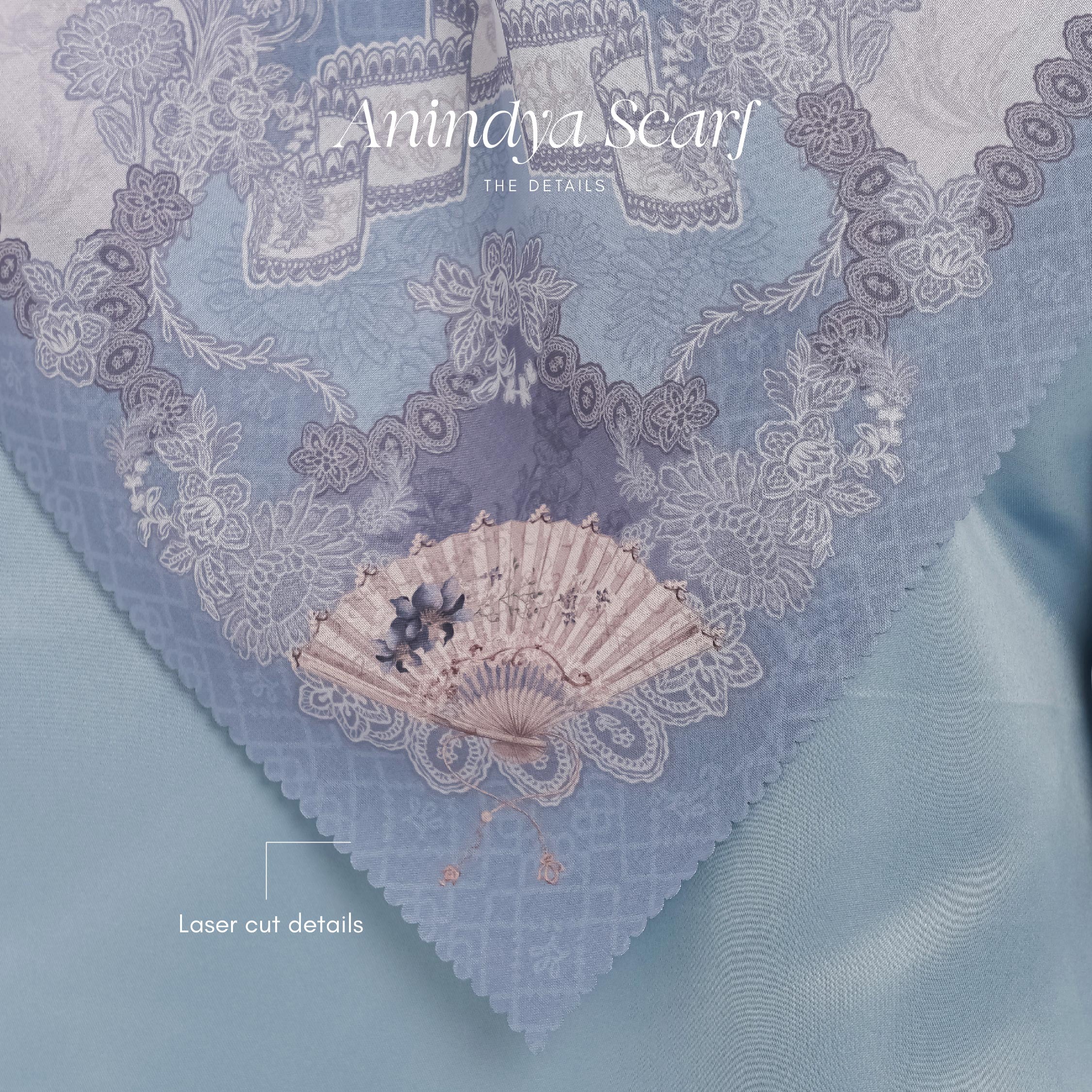 Halwa Scarf Anindya Blush