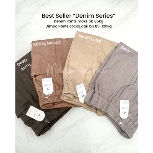 Image of Denim Pants & Dimbo Pants