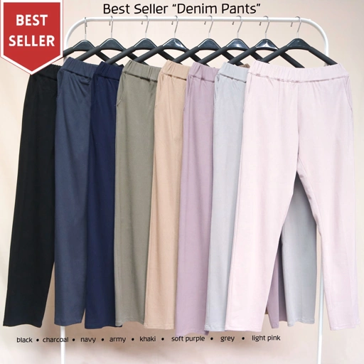 Image of Denim Pants & Dimbo Pants