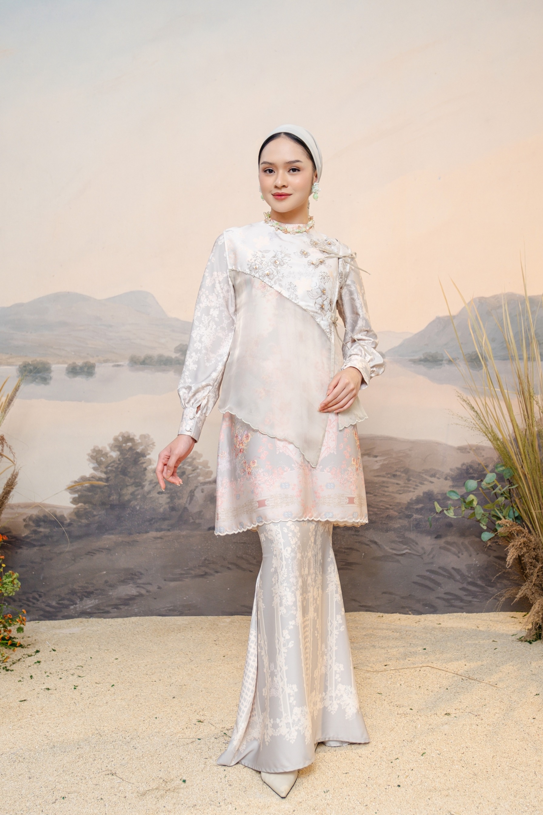 PO Puspita Kurung in Lily Green