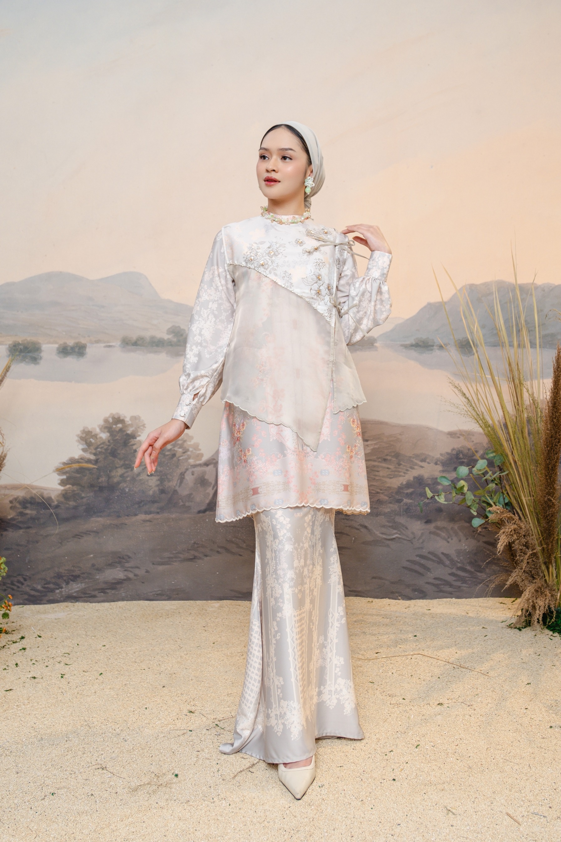 PO Puspita Kurung in Lily Green